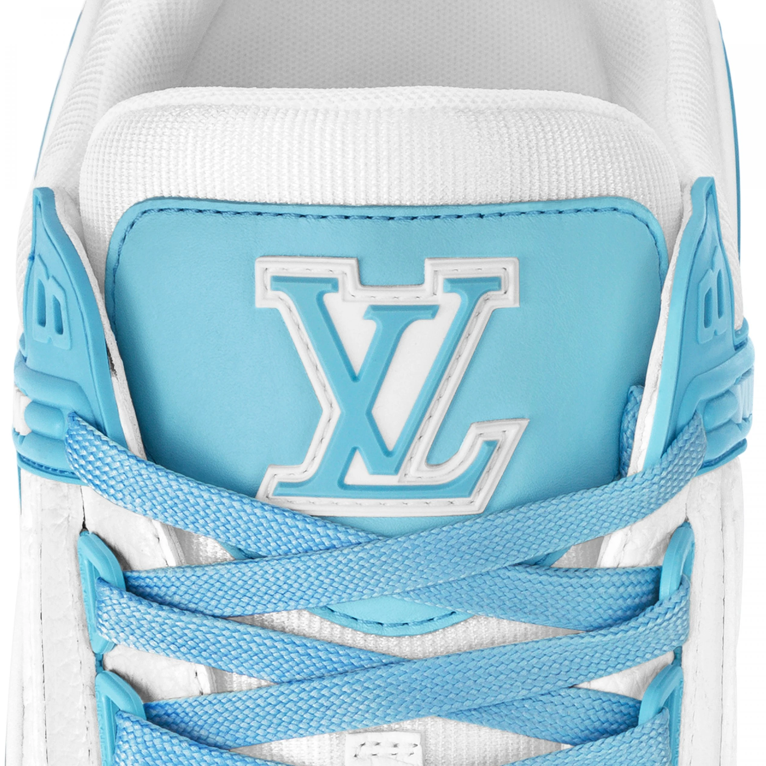 Top lv Louis Vuitton Trainer Sneaker Sky Blue 1ABOFM
