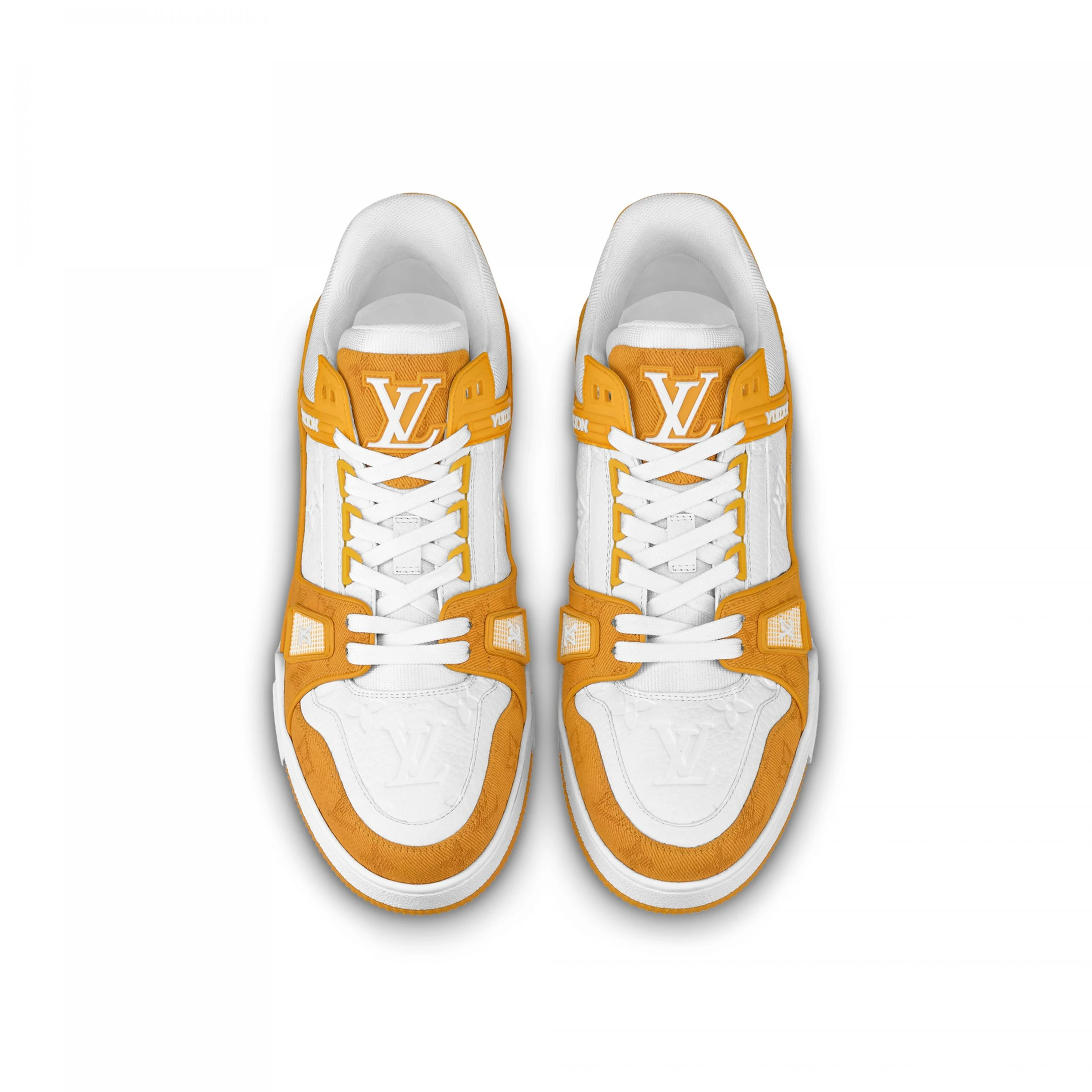 Replica bags Louis Vuitton Trainer Sneaker Yellow 1A9JHB