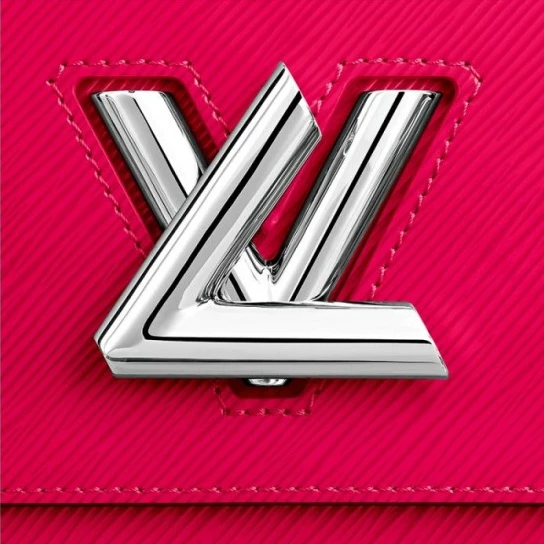 Top lv Louis Vuitton Twist MM M56131 Rose