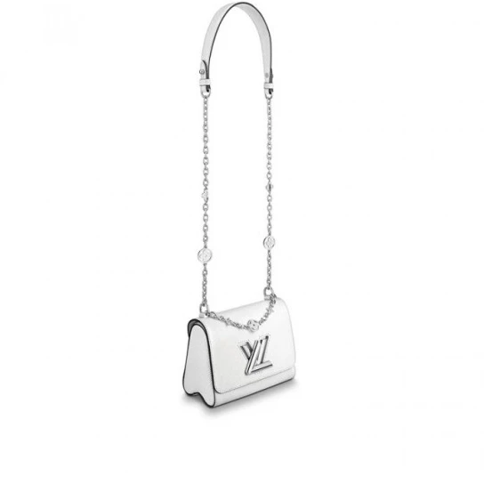 Top lv Louis Vuitton Twist PM White M55412
