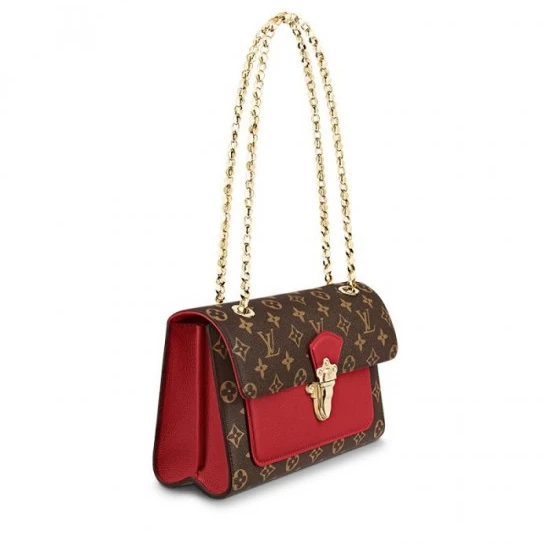 Replica bags lv Louis Vuitton Victoire Cherry M41731 Black M41730 Burgundy M41732