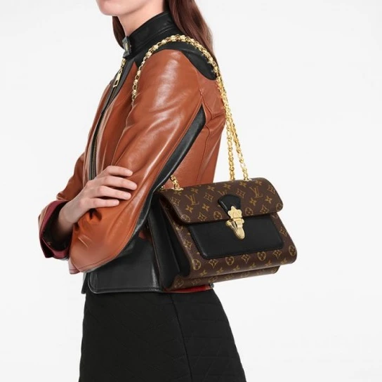 Replica bags lv Louis Vuitton Victoire Cherry M41731 Black M41730 Burgundy M41732