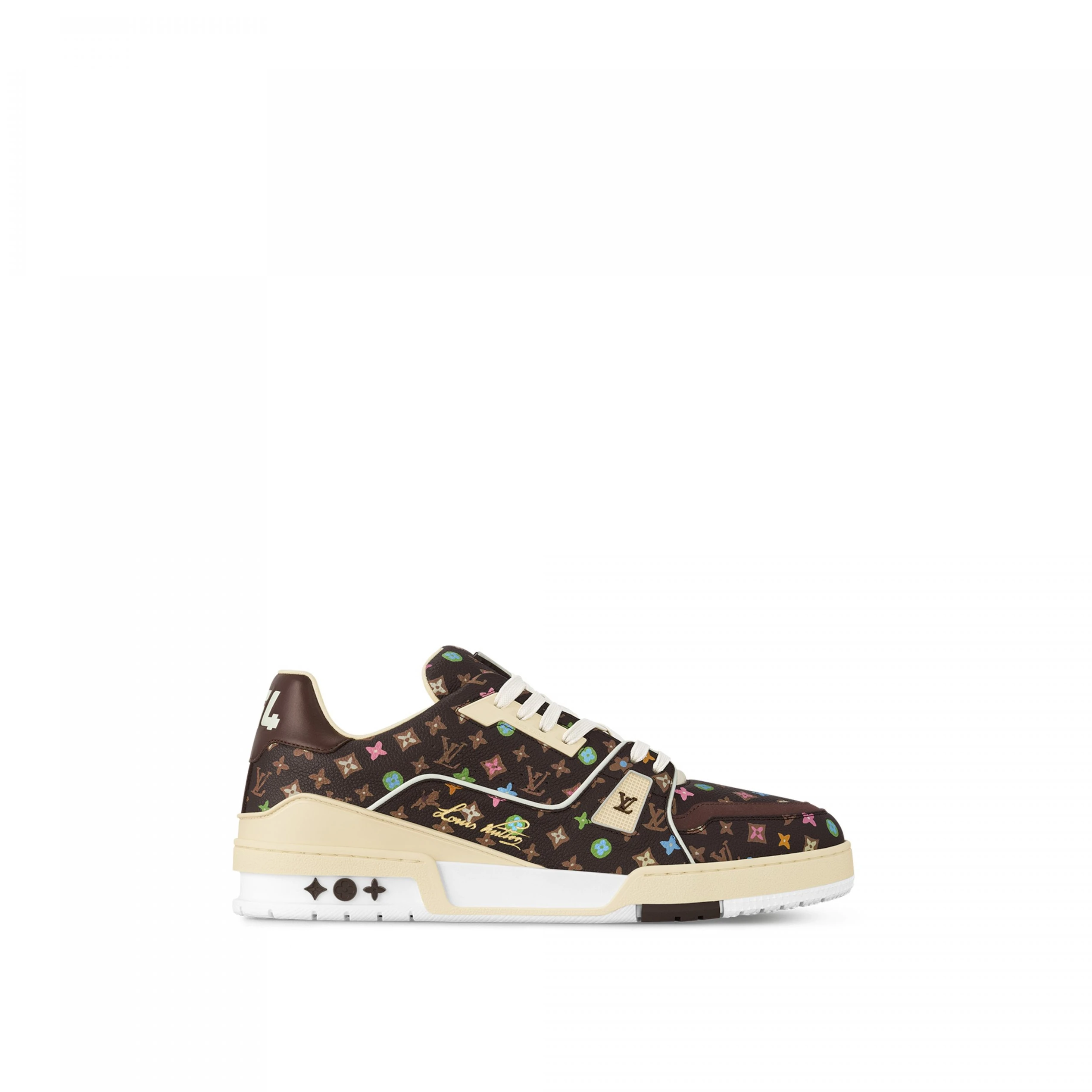 Louis Vuitton X Tyler 1ACXBQ LV Trainer Sneaker Moka Brown
