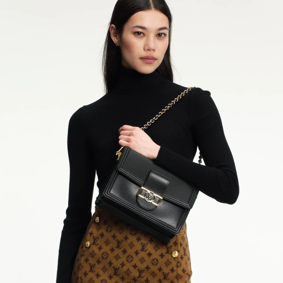 Top lv Louis vuitton M56141 Dauphine MM