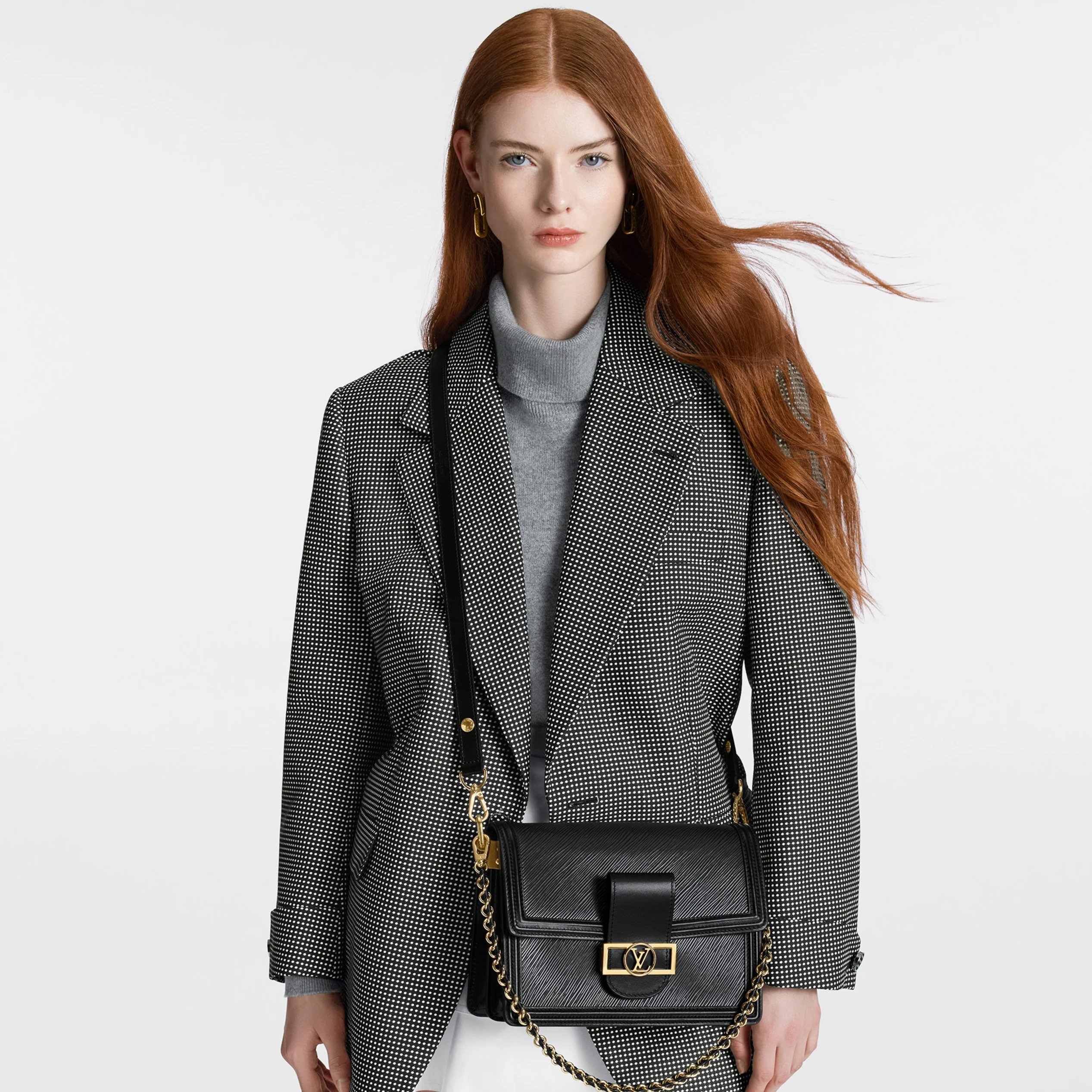 Top lv Louis vuitton M56141 Dauphine MM
