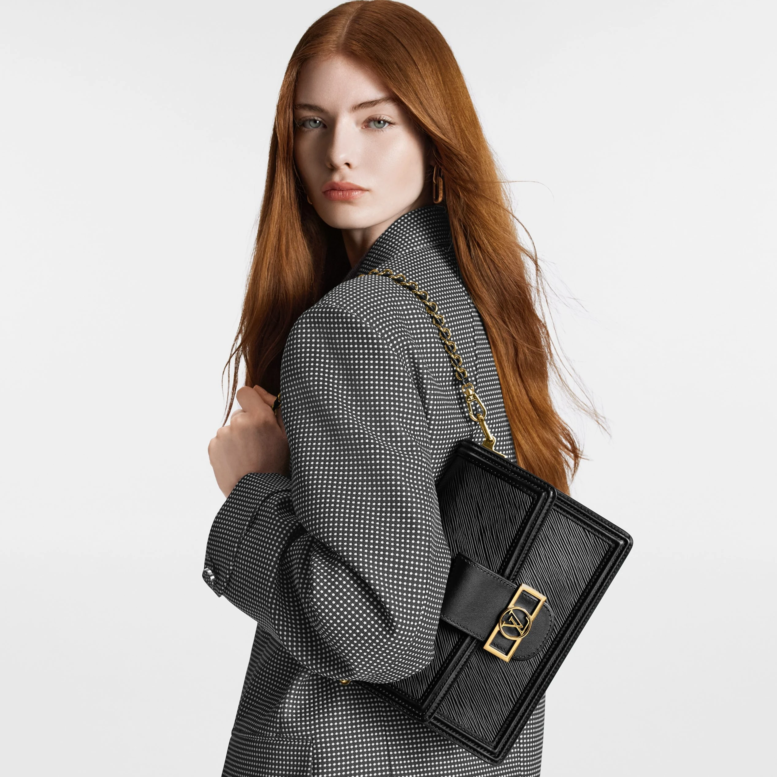 Top lv Louis vuitton M56141 Dauphine MM