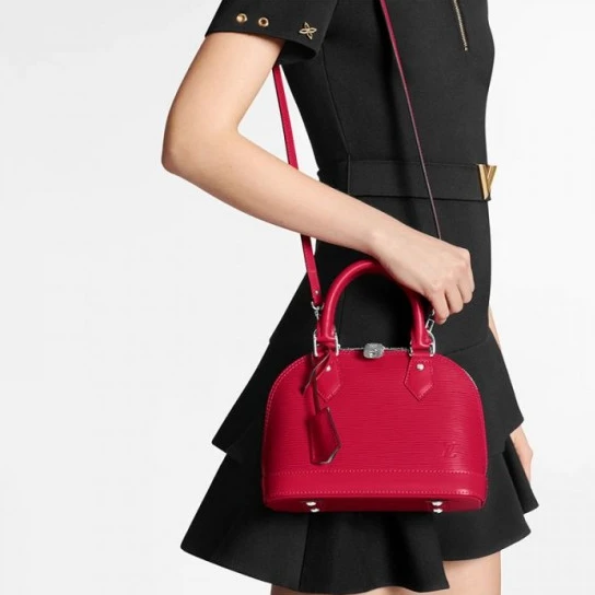Replica bags lv Louis Vuitton Alma BB Black M59217 Pink M59346 Red M41290