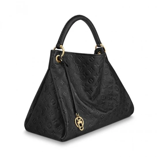 Louis Vuitton Artsy MM M41066 Black White Navy Red