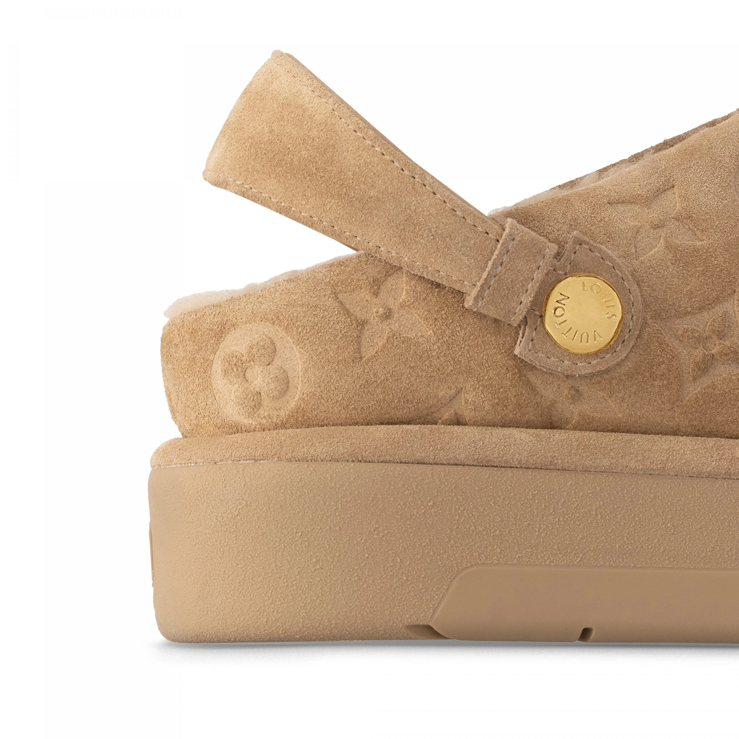 Louis vuitton locations Louis Vuitton Aspen Platform Clog Beige 1ACHWZ