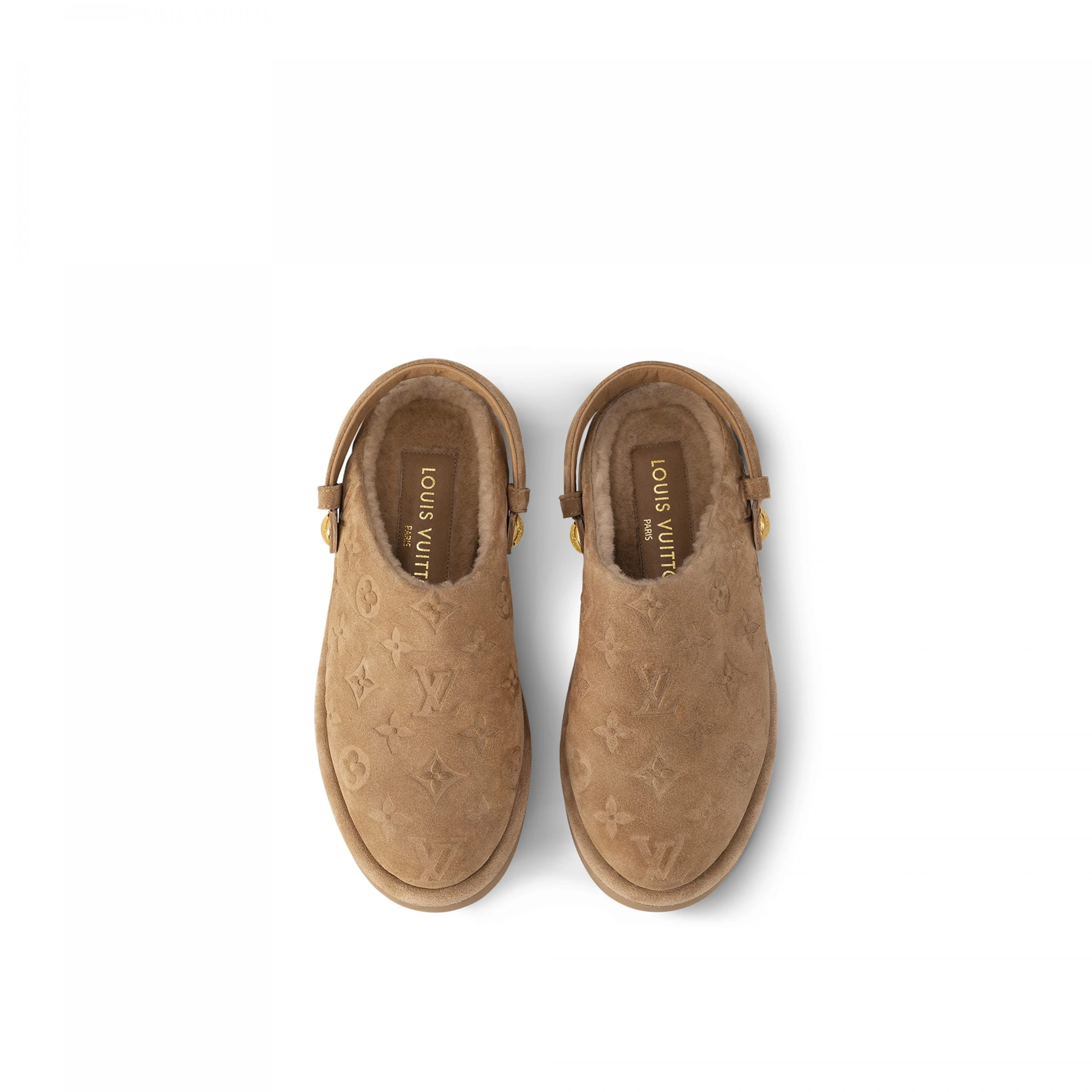 Louis vuitton locations Louis Vuitton Aspen Platform Clog Beige 1ACHWZ