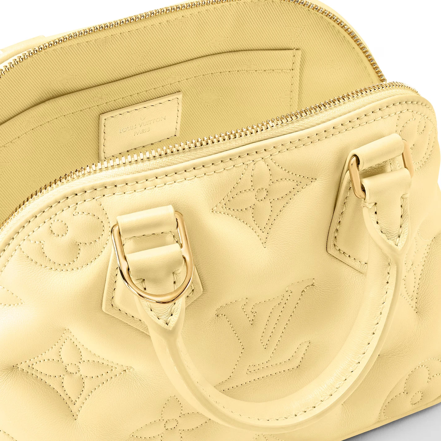 Replica bags lv Louis Vuitton Banana Yellow M59821 Alma BB