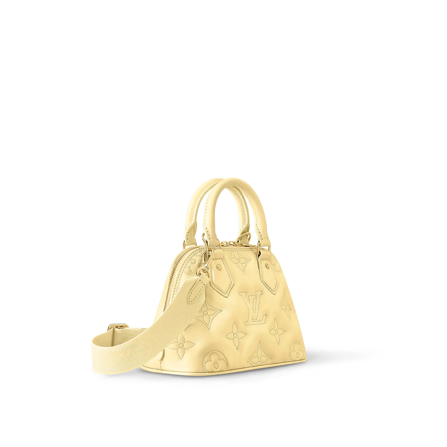 Replica bags lv Louis Vuitton Banana Yellow M59821 Alma BB