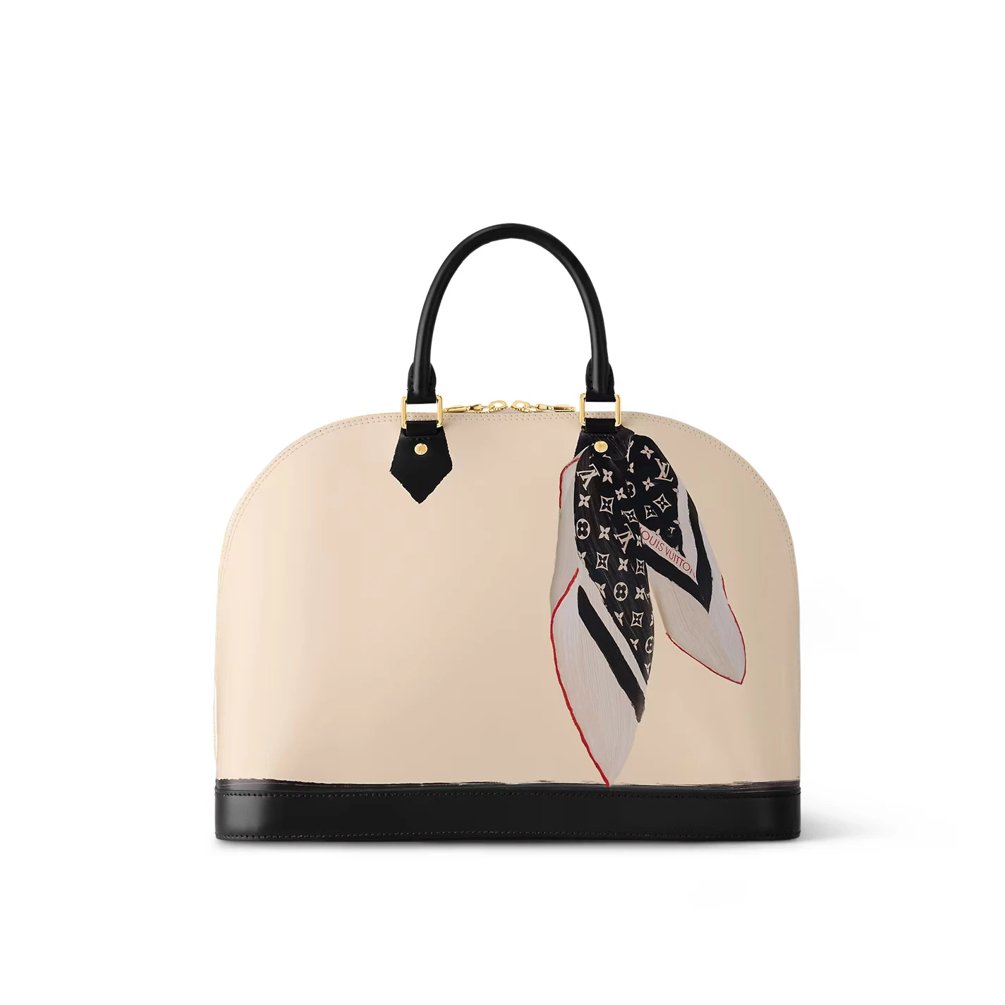 Replica bag Louis Vuitton Beige Black M23598 Alma GM