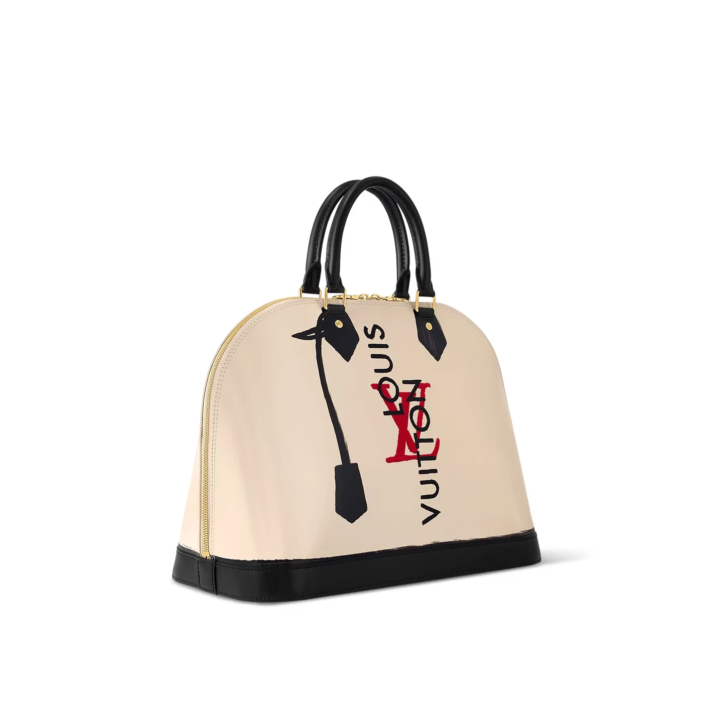 Replica bag Louis Vuitton Beige Black M23598 Alma GM