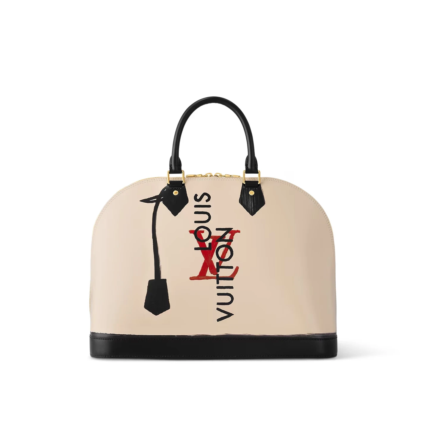 Louis Vuitton Beige Black M23598 Alma GM
