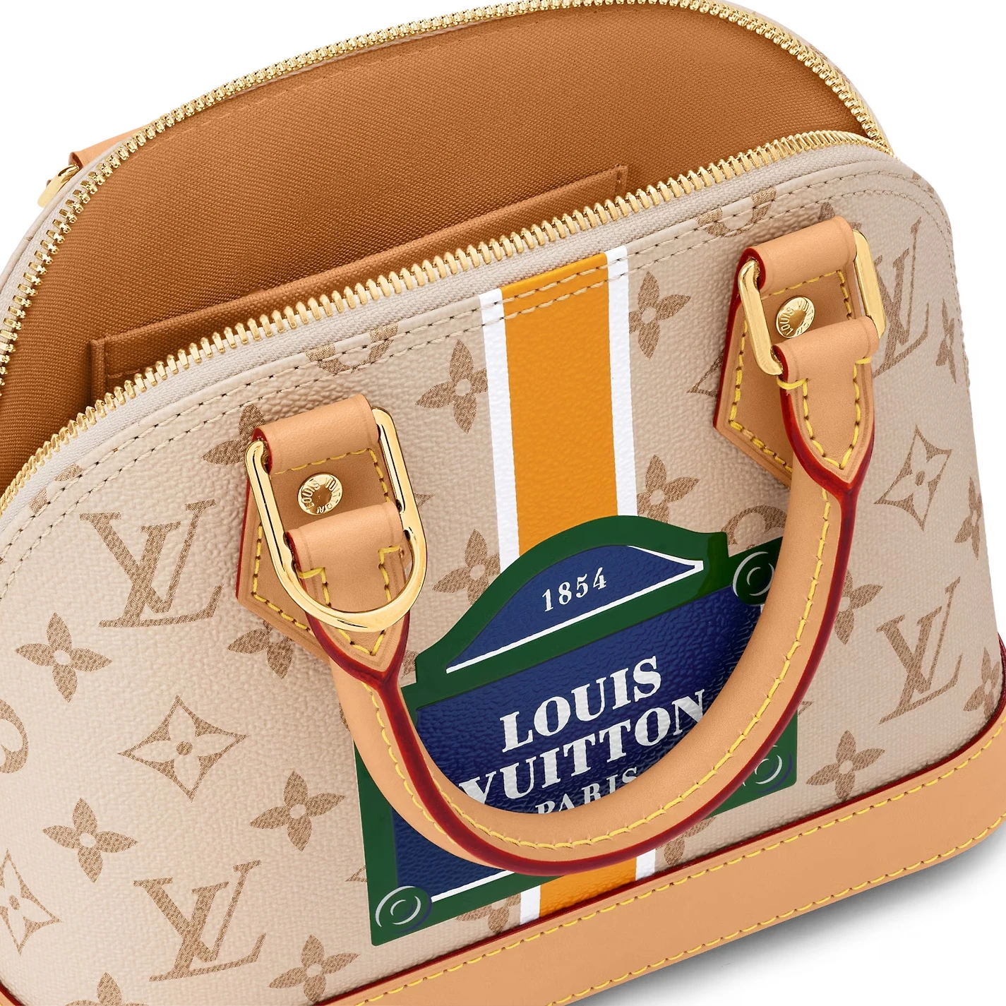 Lv belts replica Louis Vuitton Beige Ocher M23502 Alma BB