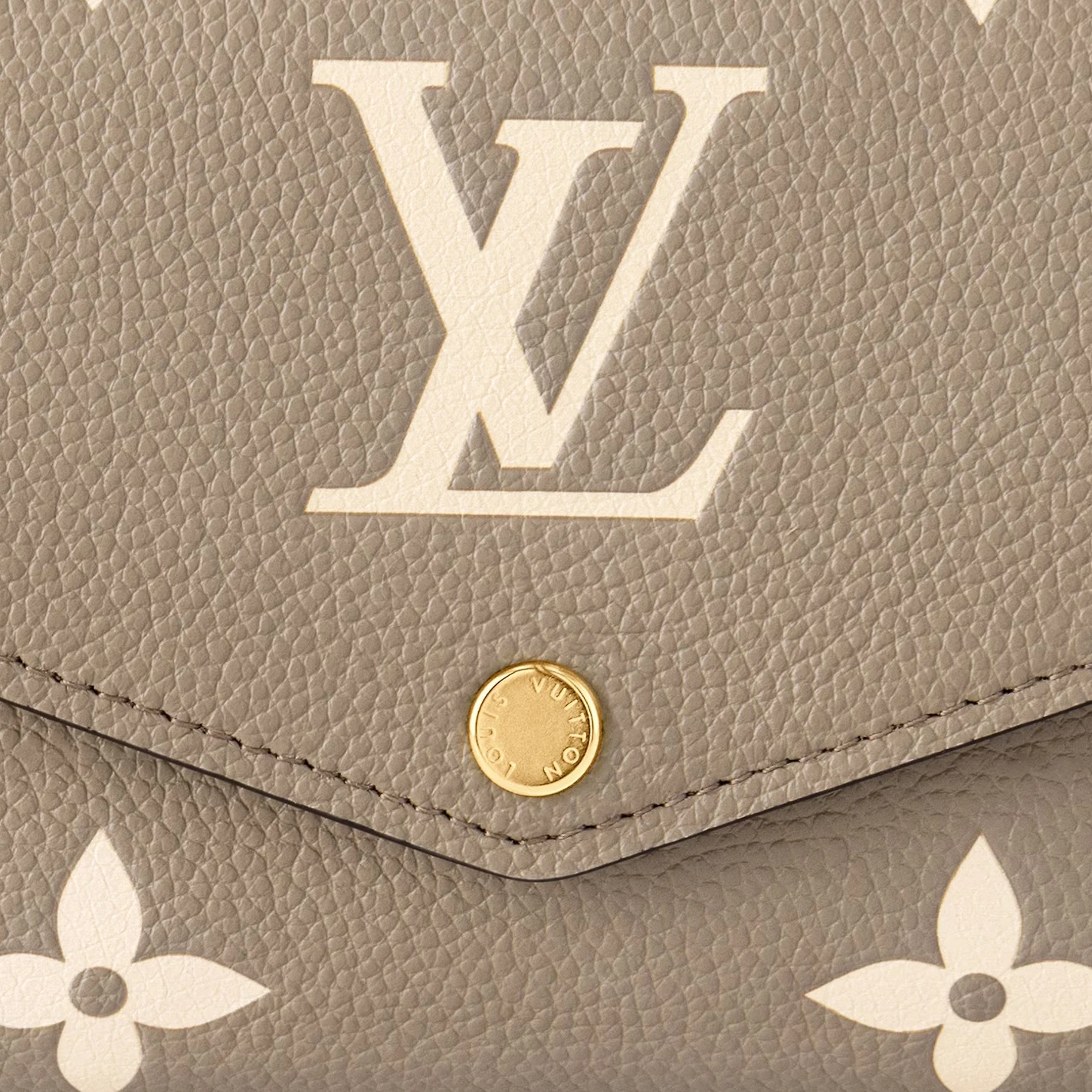 Replica bags Louis Vuitton Bicolor Monogram Empreinte Leather M81049 Sarah Wallet