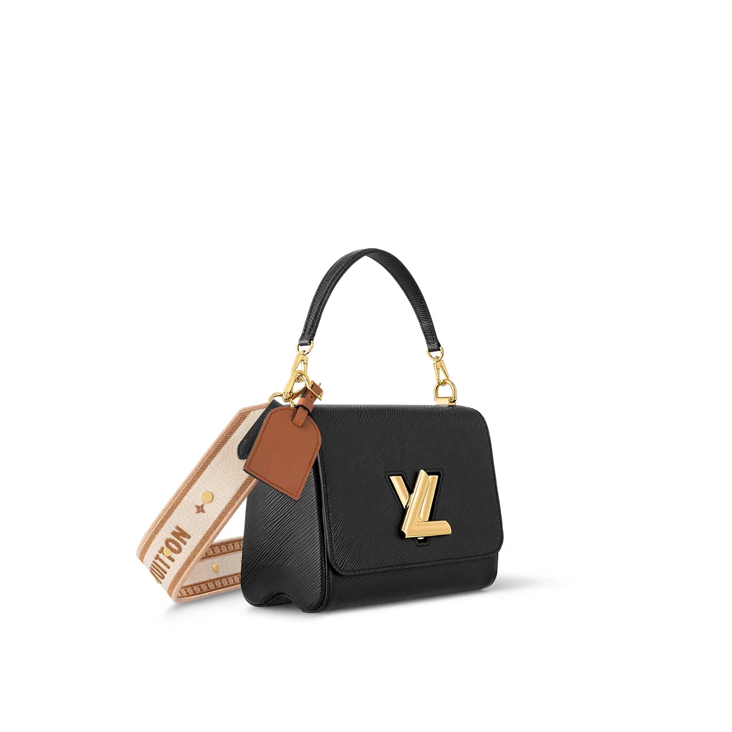 Lv belts replica Louis Vuitton Black M22782 Twist MM