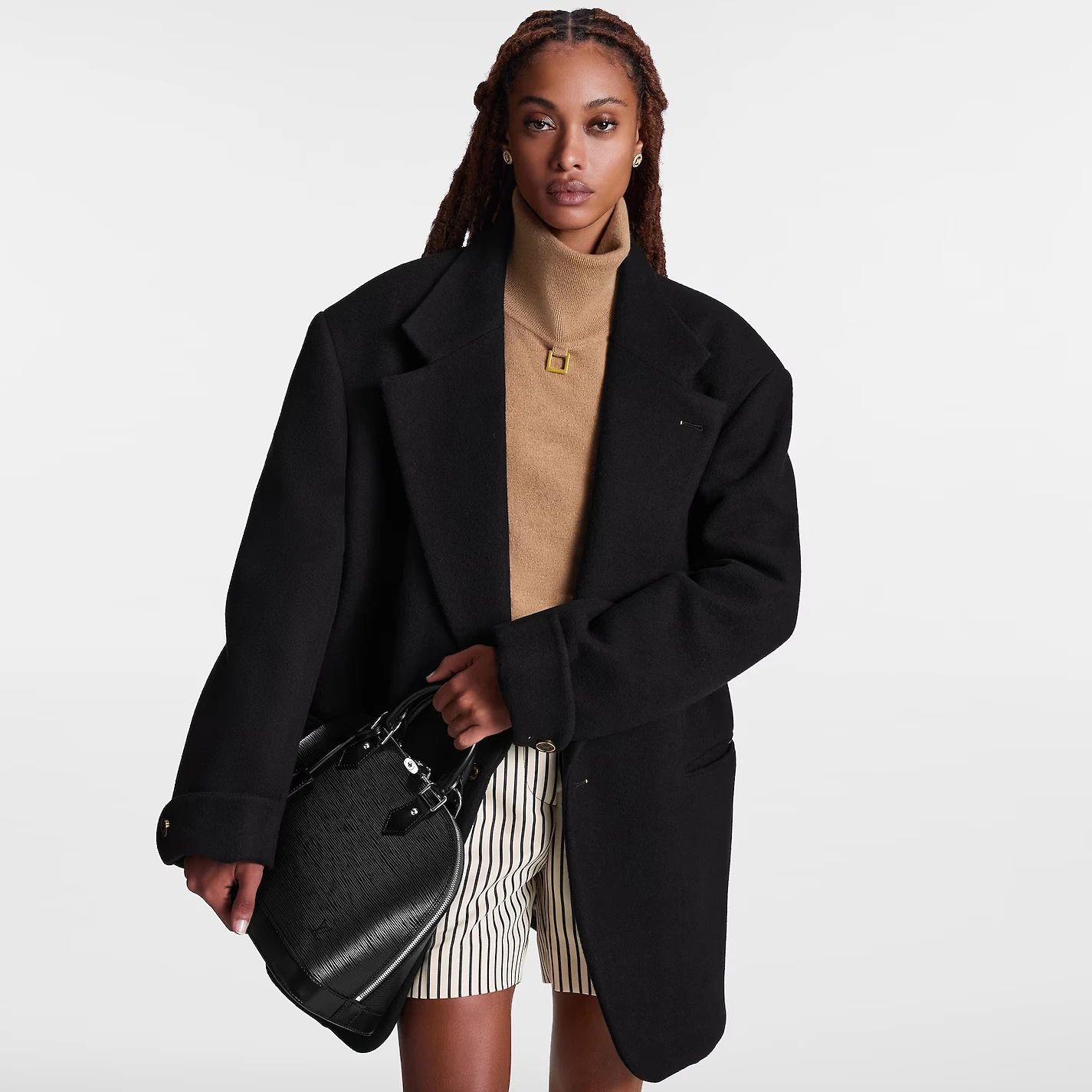 Top lv Louis Vuitton Black M40302 Alma PM