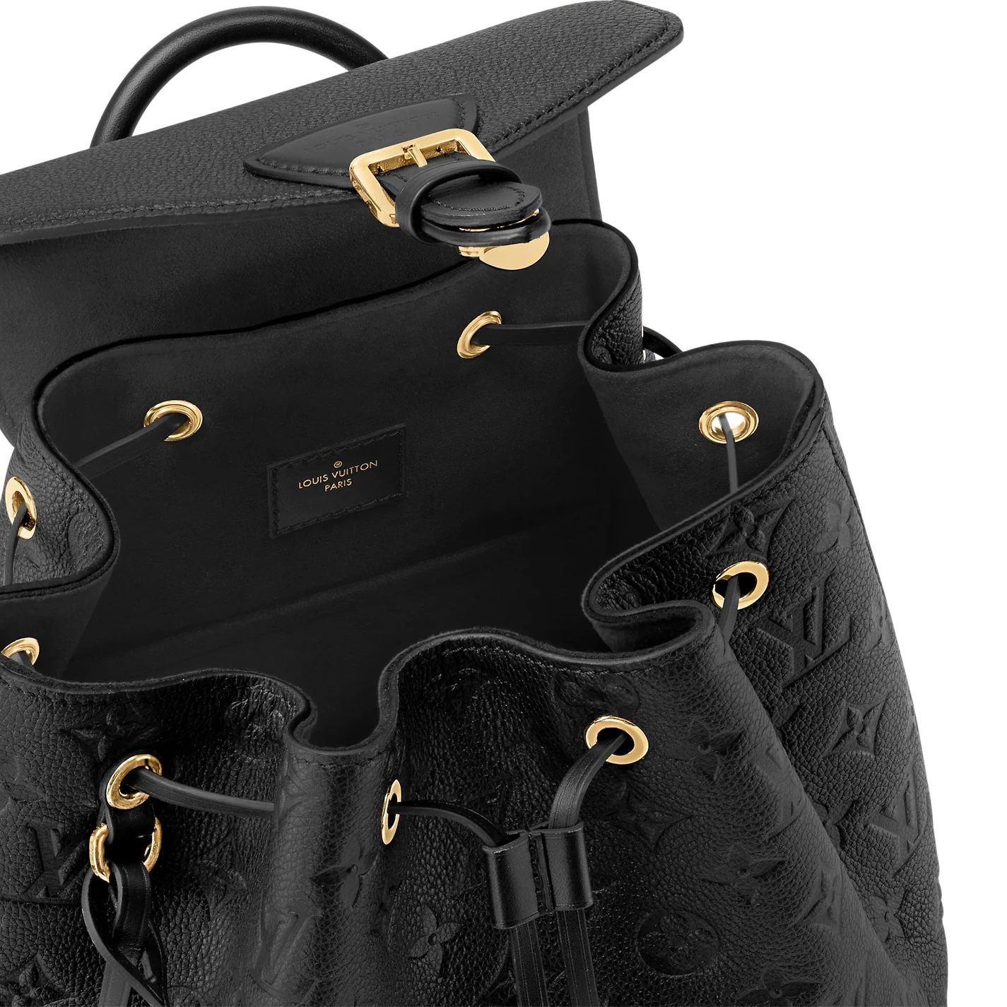 Replica bags lv Louis Vuitton Black M45205 Montsouris Backpack