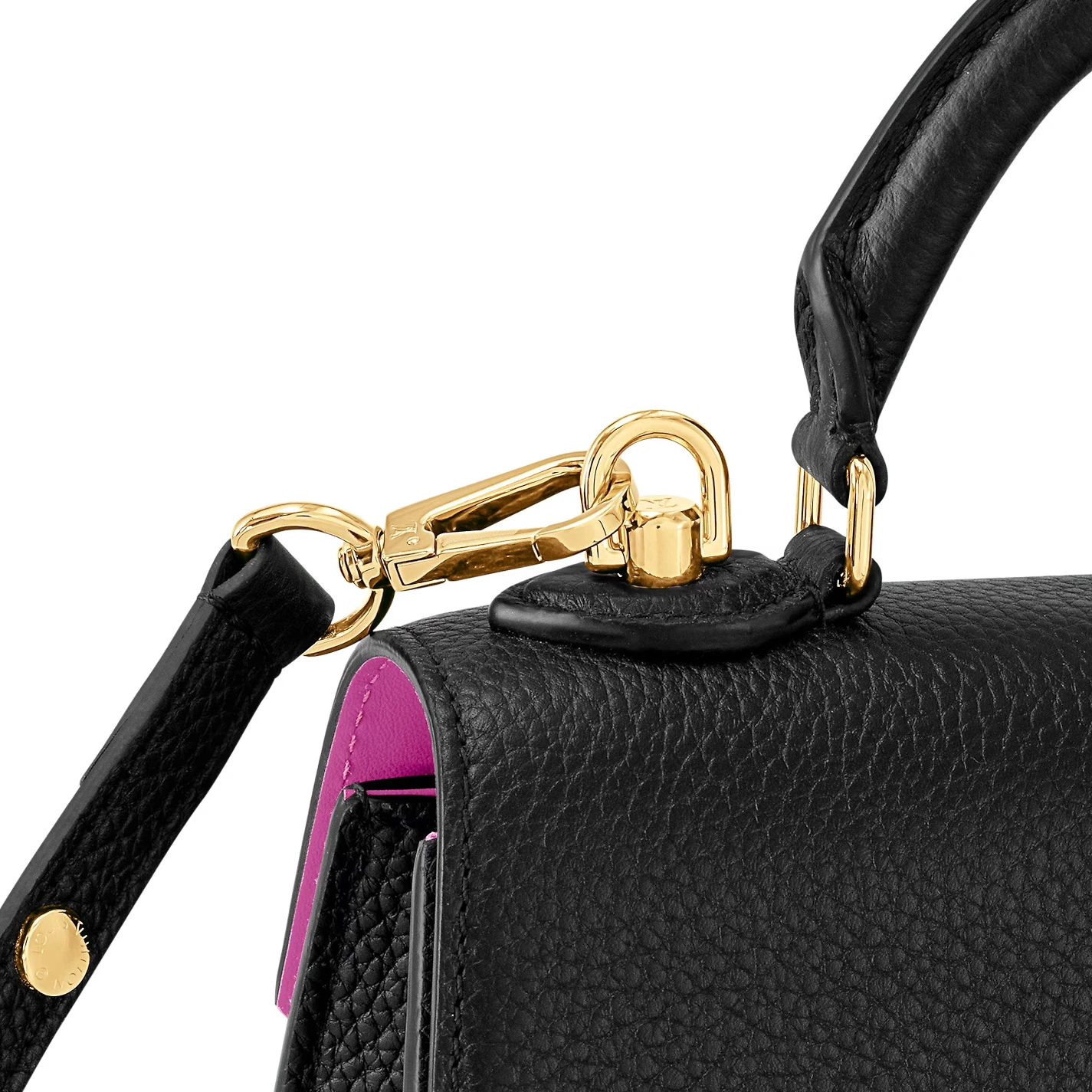 Lv belts replica Louis Vuitton Black M57093 Twist One Handle PM