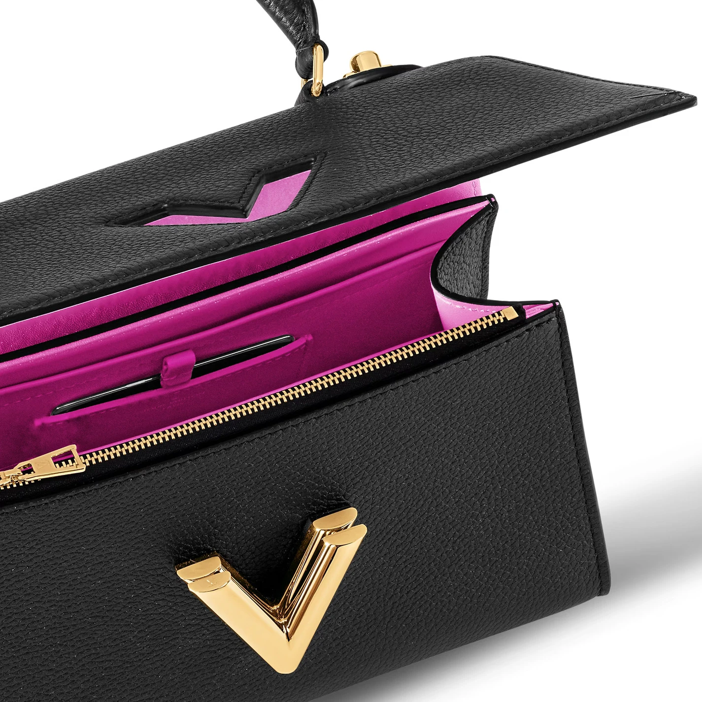Lv belts replica Louis Vuitton Black M57093 Twist One Handle PM