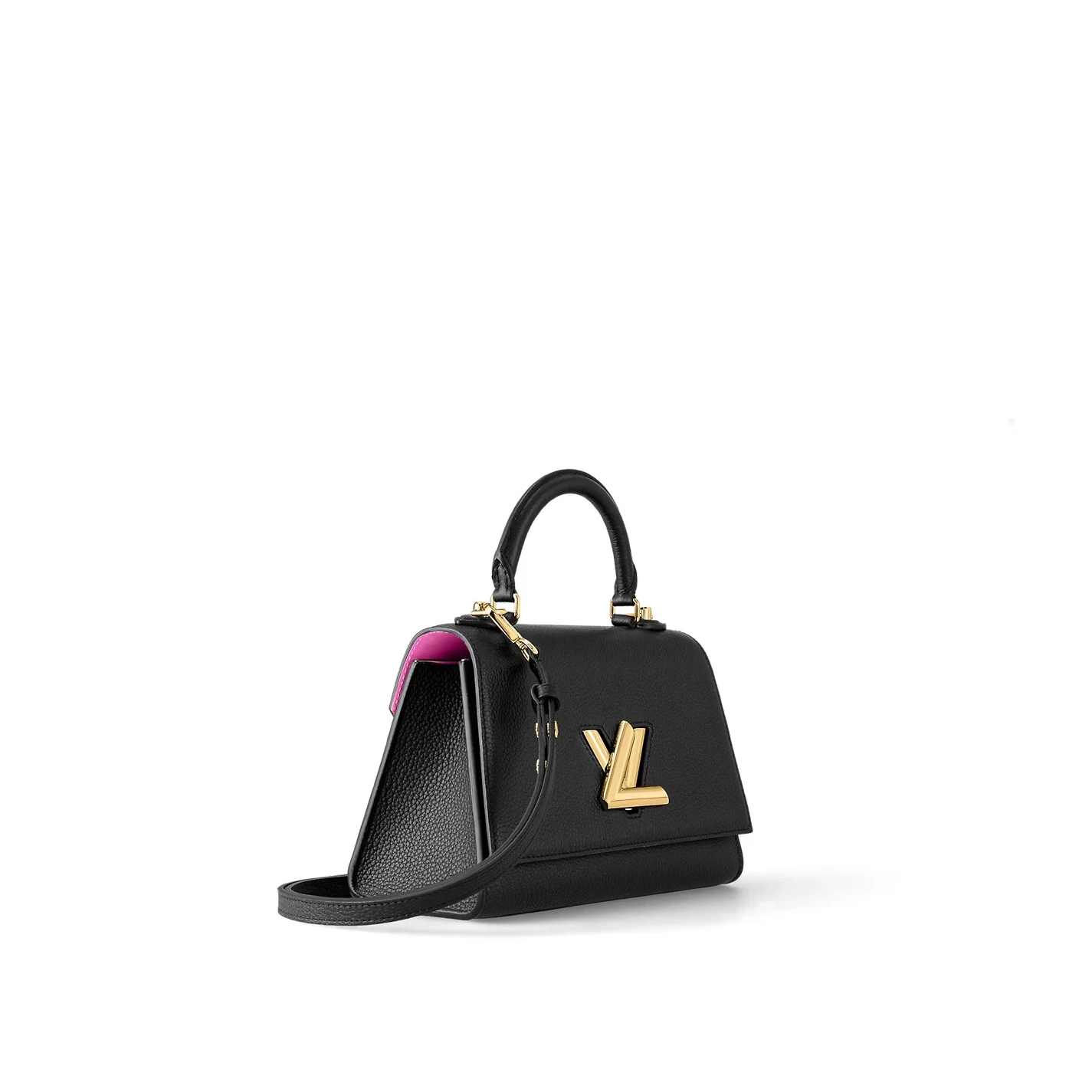 Lv belts replica Louis Vuitton Black M57093 Twist One Handle PM