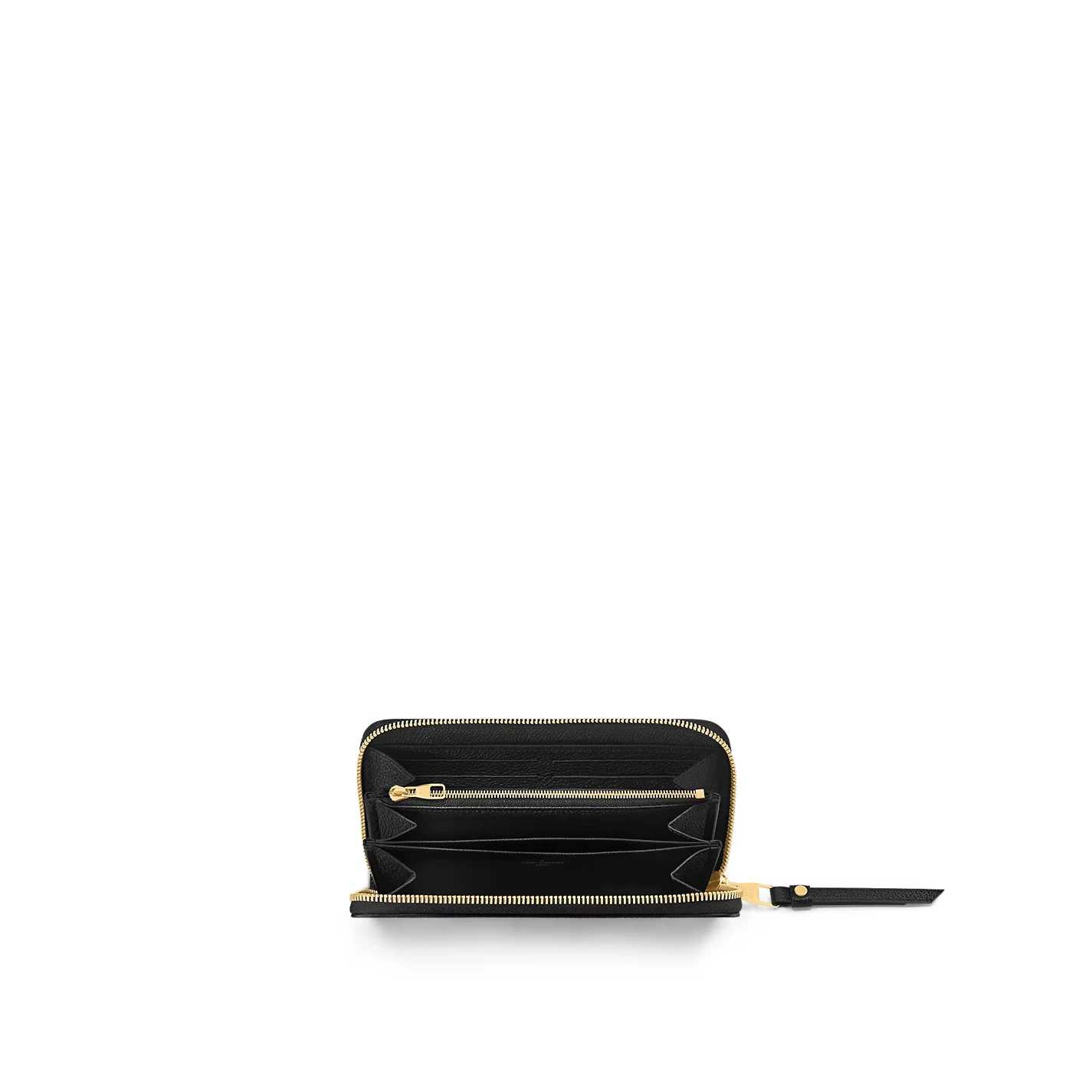 Mythick Louis Vuitton Black Beige M80481 Zippy Wallet