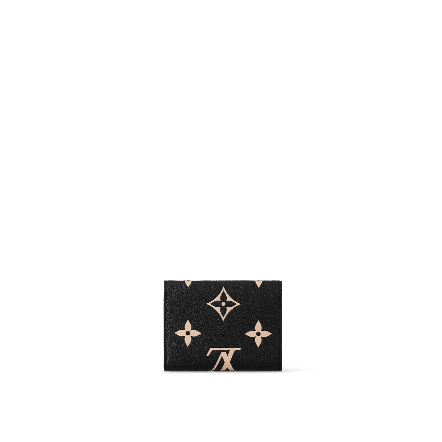 Lv belts replica Louis Vuitton Black Beige M80968 Victorine Wallet