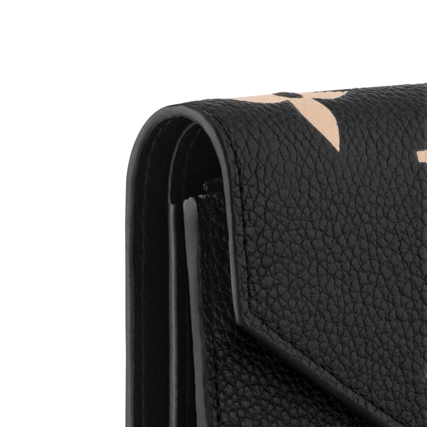 Lv belts replica Louis Vuitton Black Beige M80968 Victorine Wallet