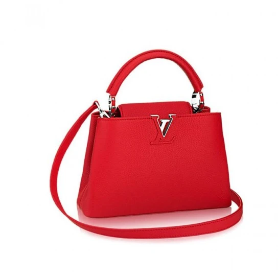 Top lv Louis Vuitton Capucines MM Black M94716 Red M94754 Pink M94471 Cherry M90294