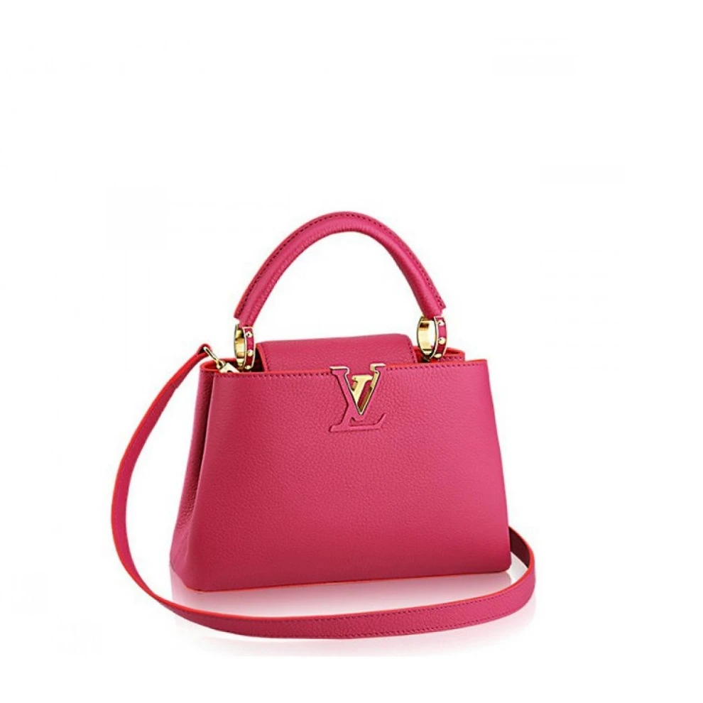 Top lv Louis Vuitton Capucines MM Black M94716 Red M94754 Pink M94471 Cherry M90294