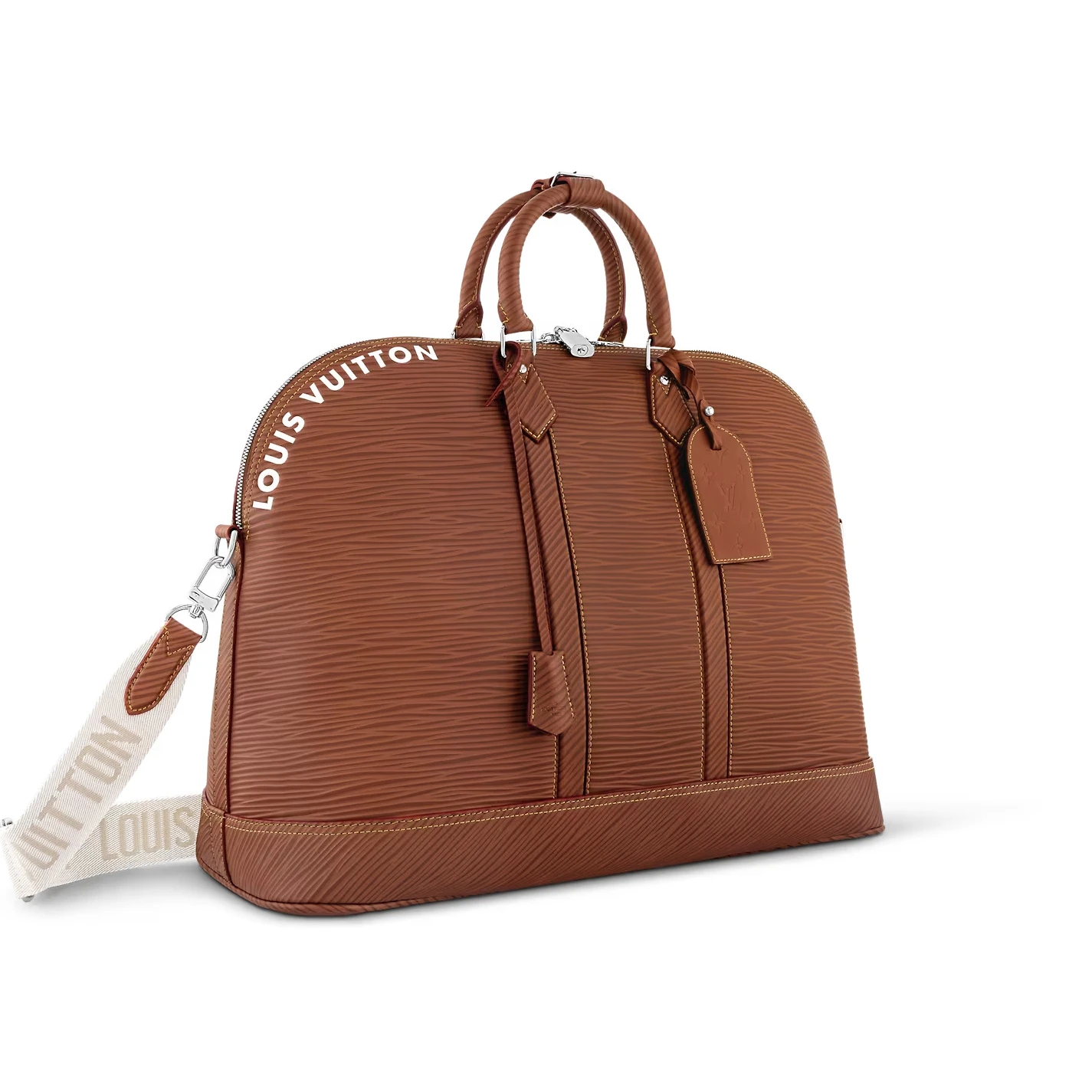 Replica bags lv Louis Vuitton Cognac M23102 Alma Travel GM