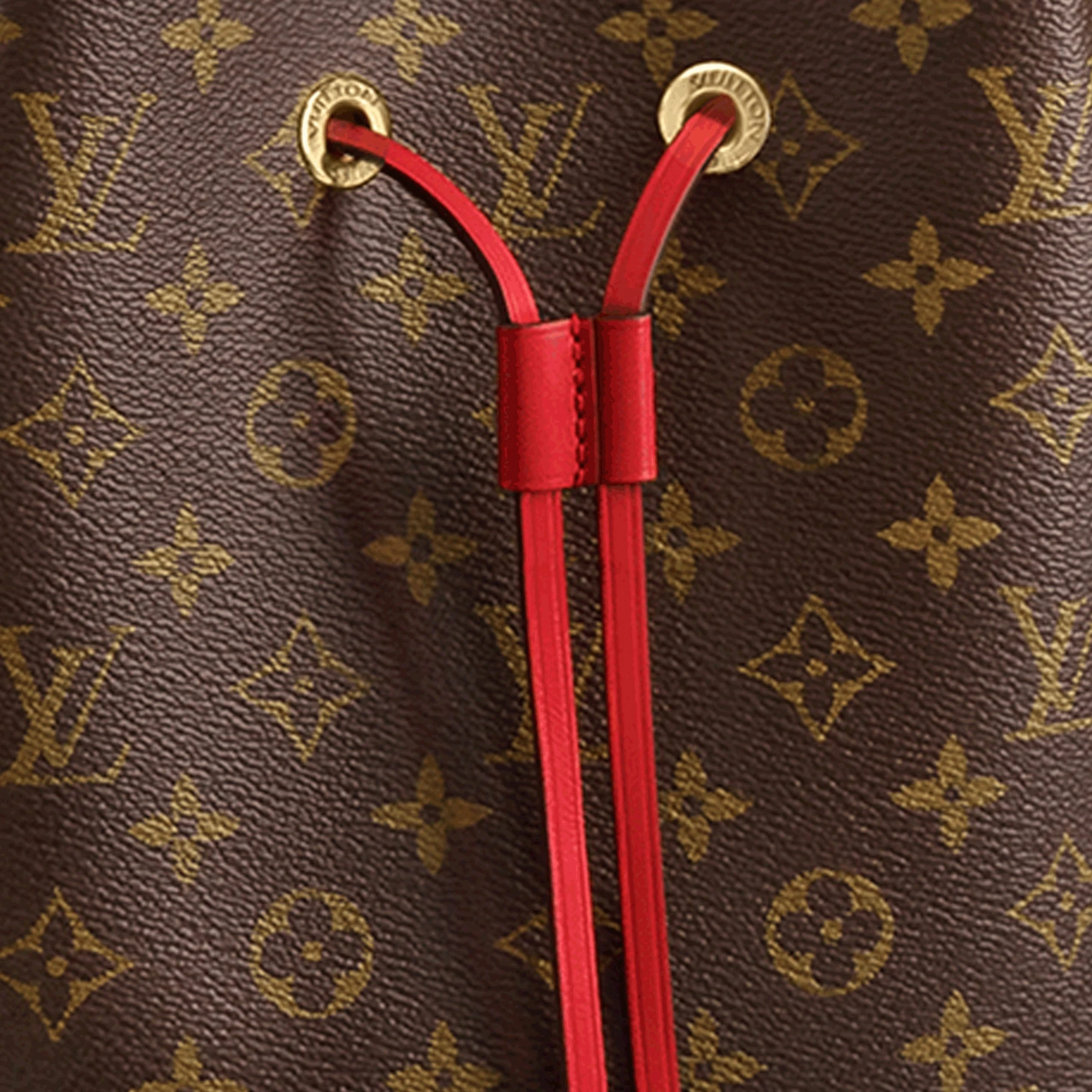Replica bag Louis Vuitton Coquelicot Red Néonoé M44021