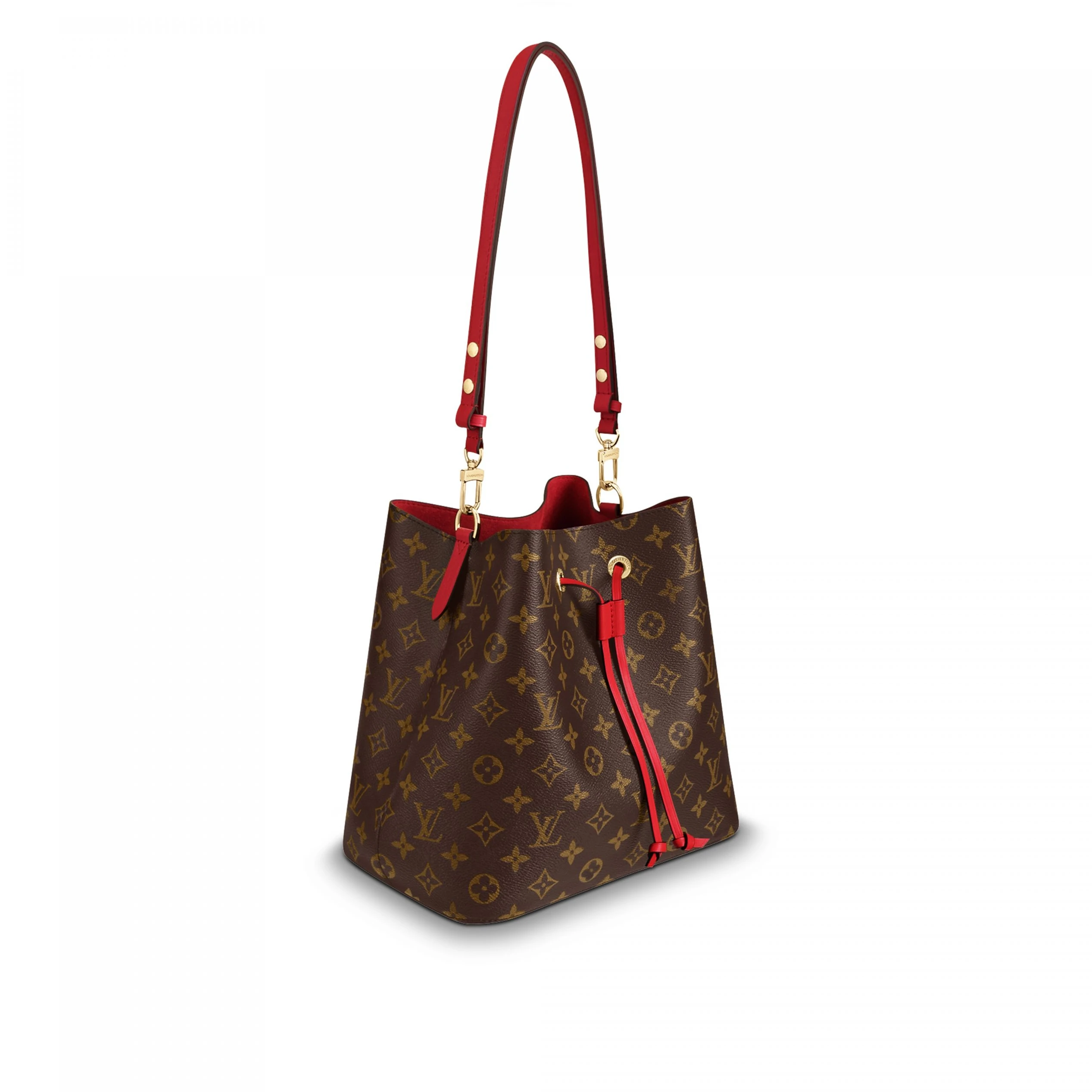 Replica bag Louis Vuitton Coquelicot Red Néonoé M44021
