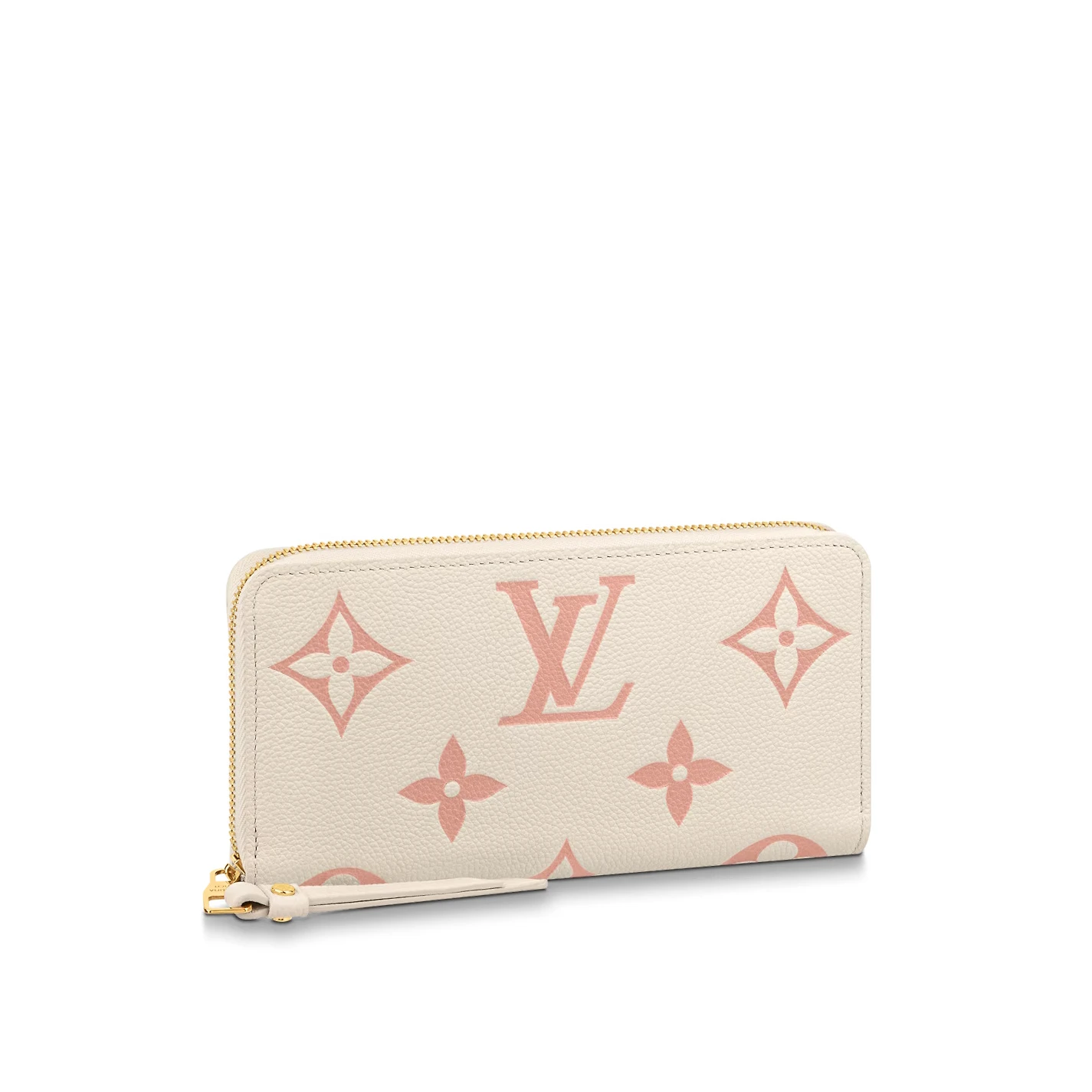 Louis Vuitton Crème   Rose Trianon M81914 Zippy Wallet
