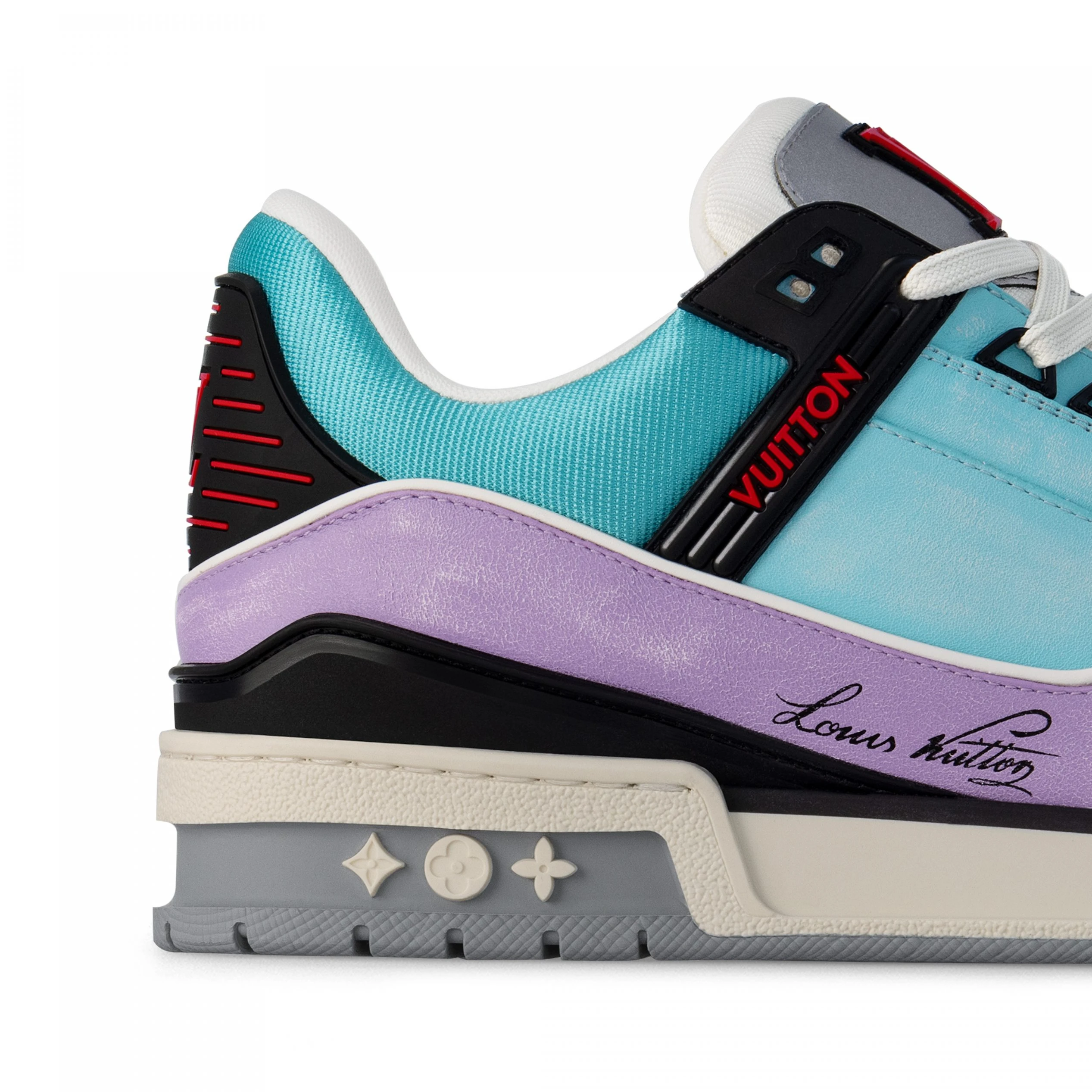 Replica bags Louis Vuitton Cult LV Trainer Sneaker Blue 1ACEGH