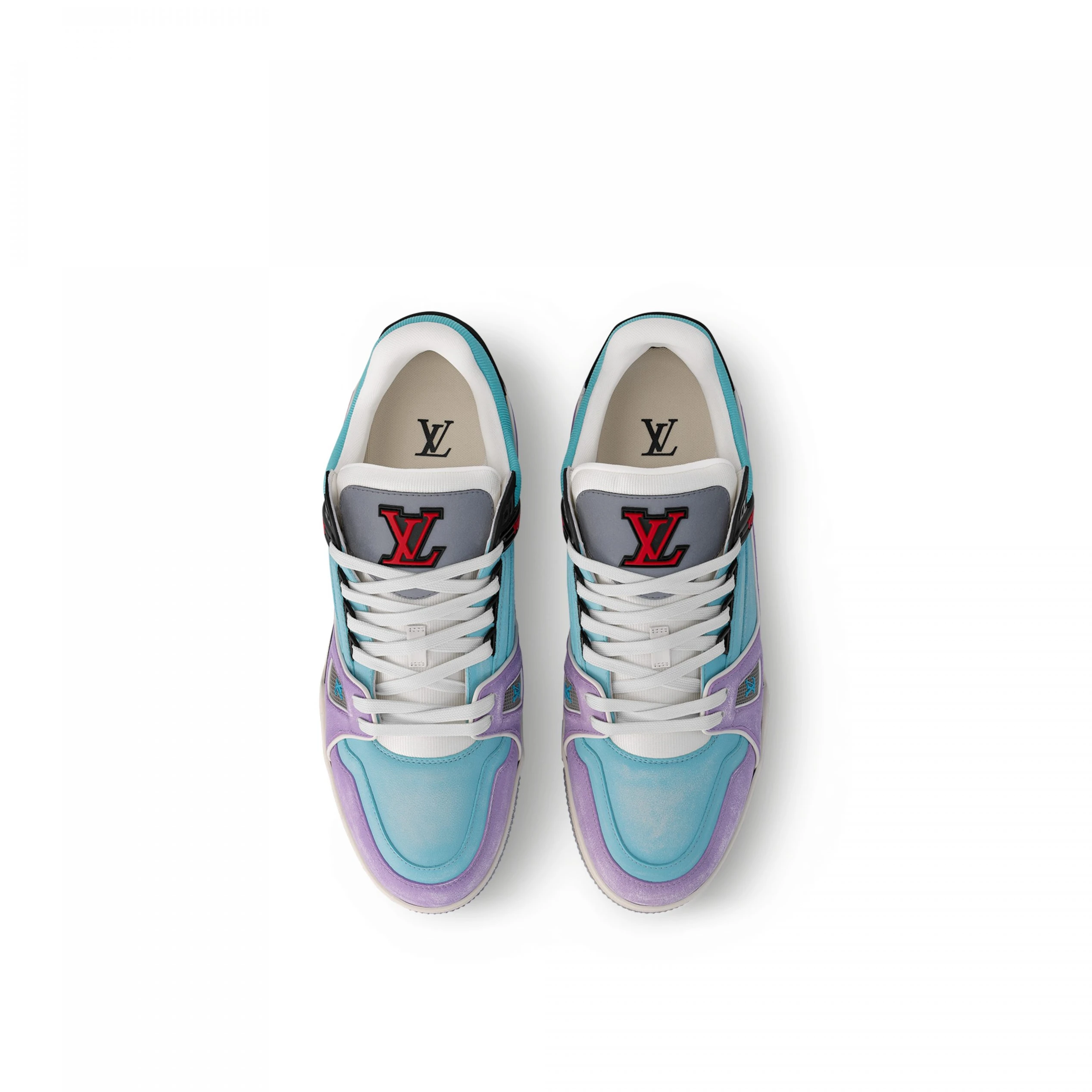 Replica bags Louis Vuitton Cult LV Trainer Sneaker Blue 1ACEGH