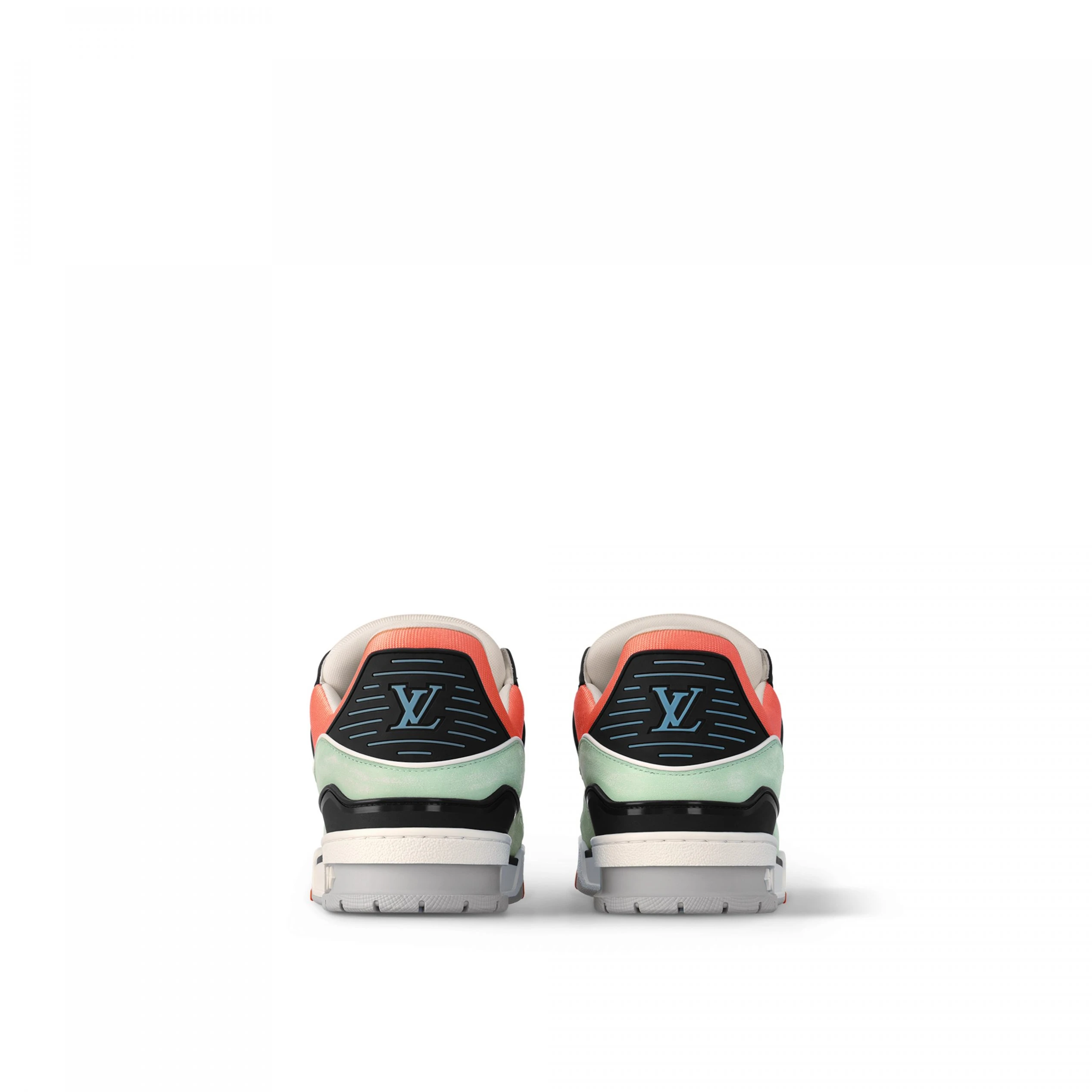 Top lv Louis Vuitton Cult LV Trainer Sneaker Orange 1ACEFX