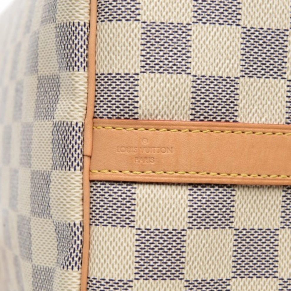 Replica bags lv Louis Vuitton Damier Azur Canvas Speedy Bandouliere 35 N41372