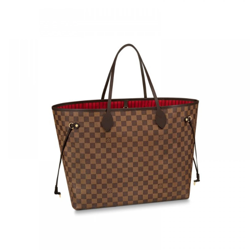 Replica bags lv Louis Vuitton Damier Ebene Canvas Neverfull GM N41357