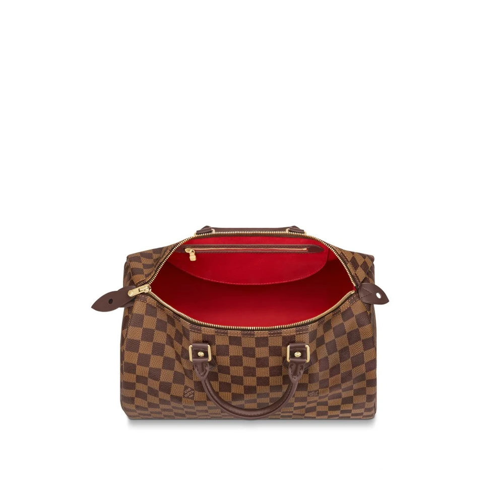 Louis vuitton locations Louis Vuitton Damier Ebene Canvas Speedy 35 N41363