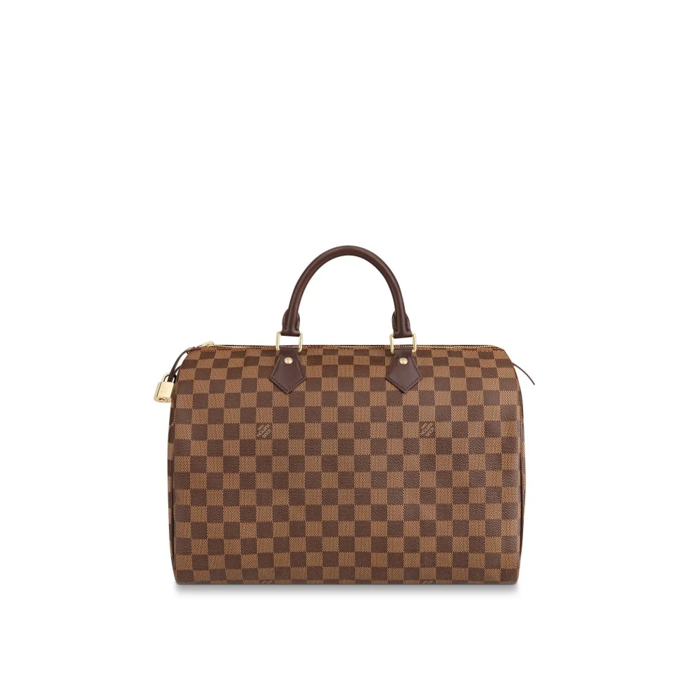 Louis vuitton locations Louis Vuitton Damier Ebene Canvas Speedy 35 N41363