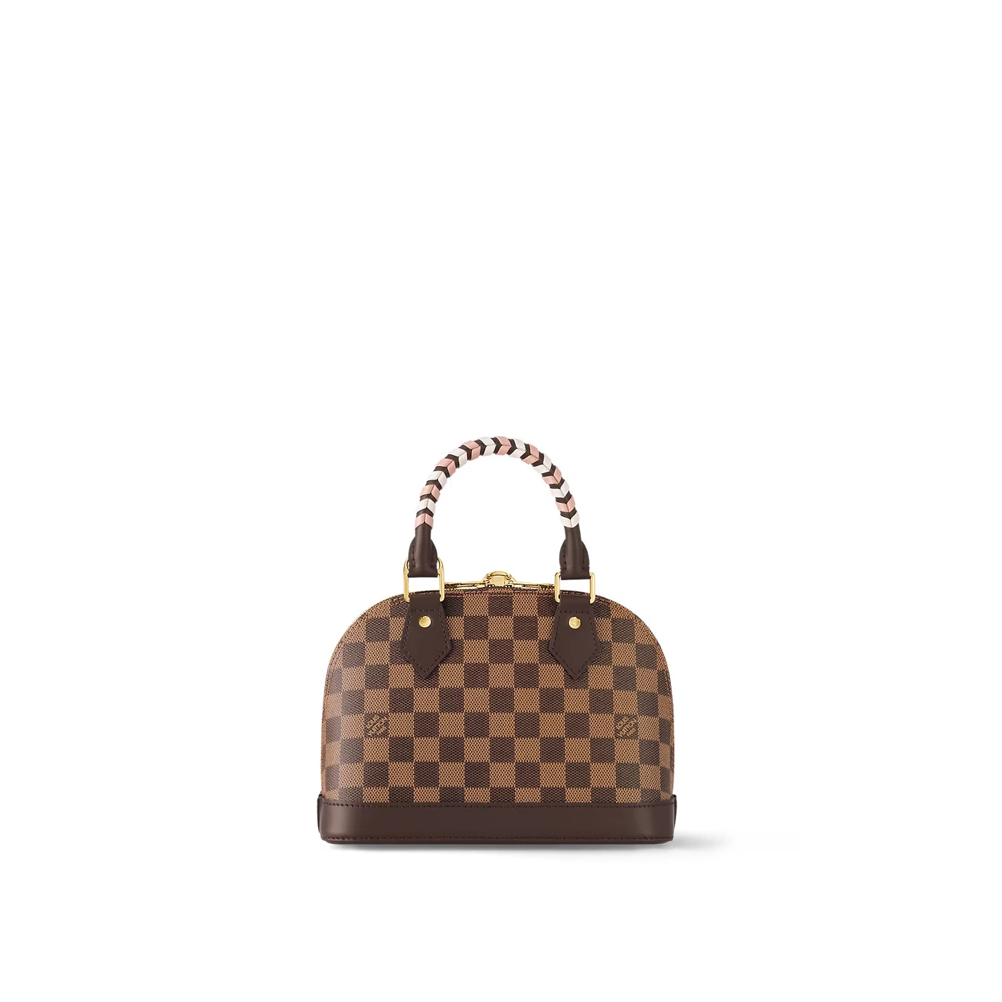 Lv belts replica Louis Vuitton Damier Ebene coated canvas N40447 Braided Alma BB