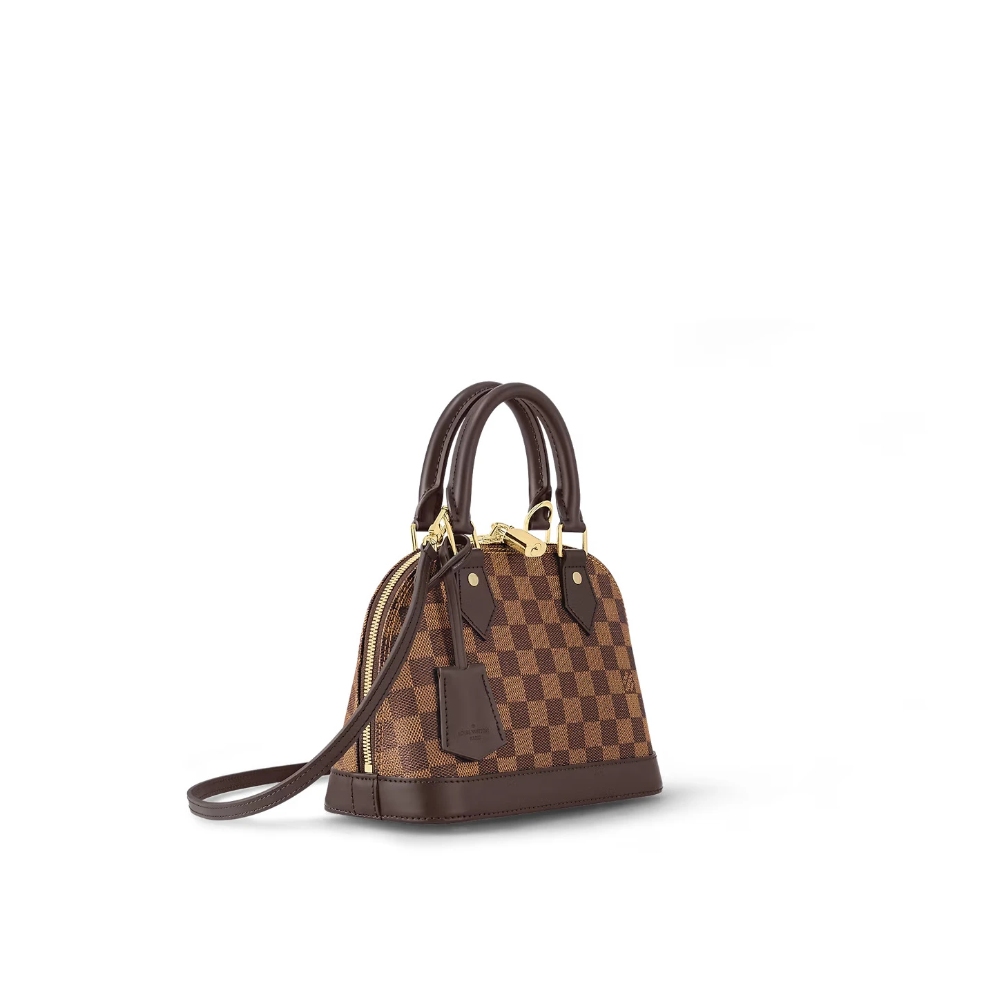 Louis vuitton locations Louis Vuitton Damier Ebene coated canvas N41221 Alma BB