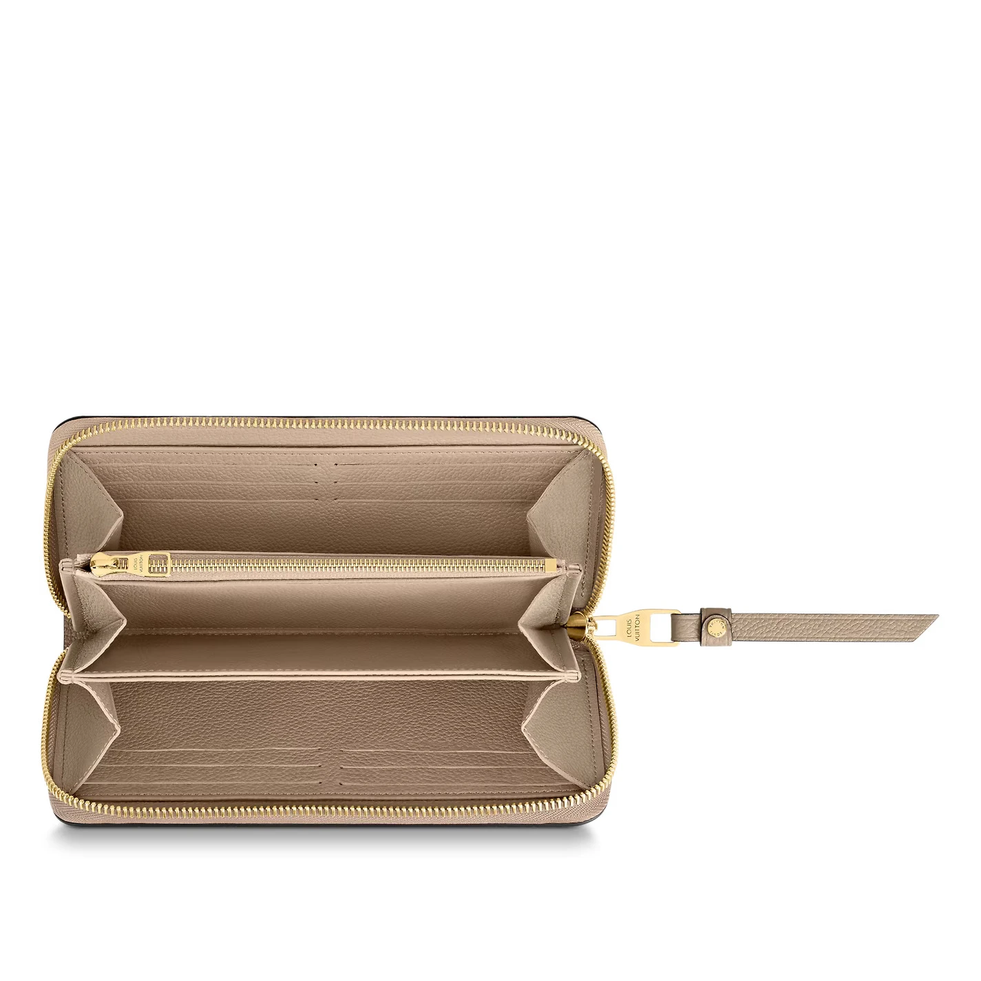 Mythick Louis Vuitton Dove Cream M69794 Zippy Wallet