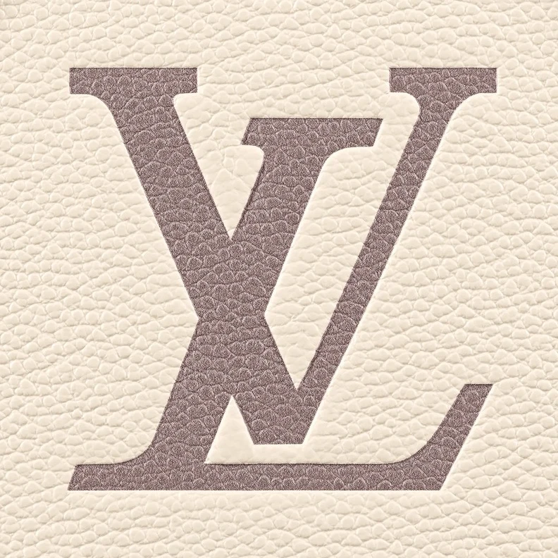 Replica bags Louis Vuitton Empreinte Monogram Giant Onthego PM M45654 Creme Bois De Rose