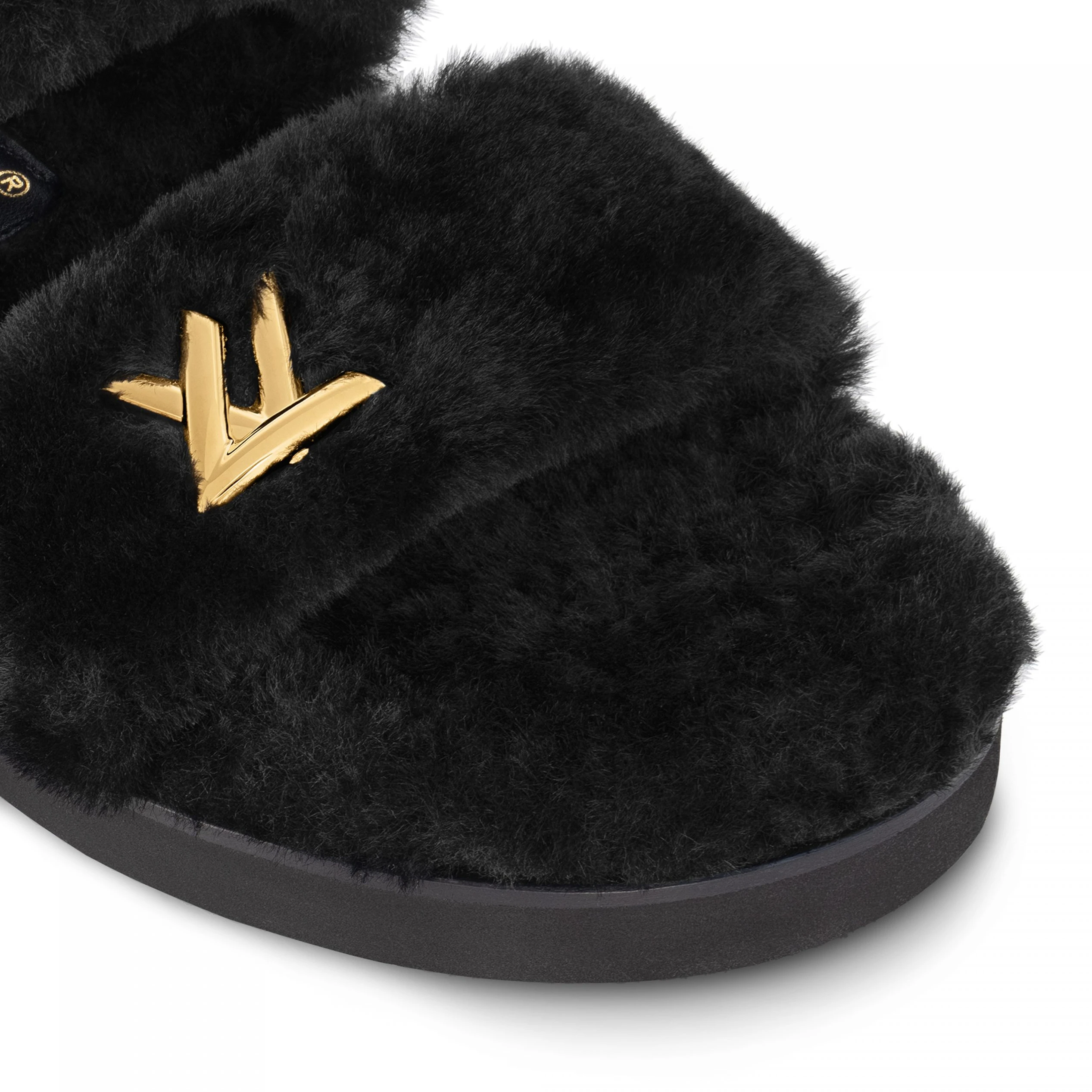 Louis vuitton locations Louis Vuitton Flight Mode LV Sunset Comfort Flat Mule Black 1AC716