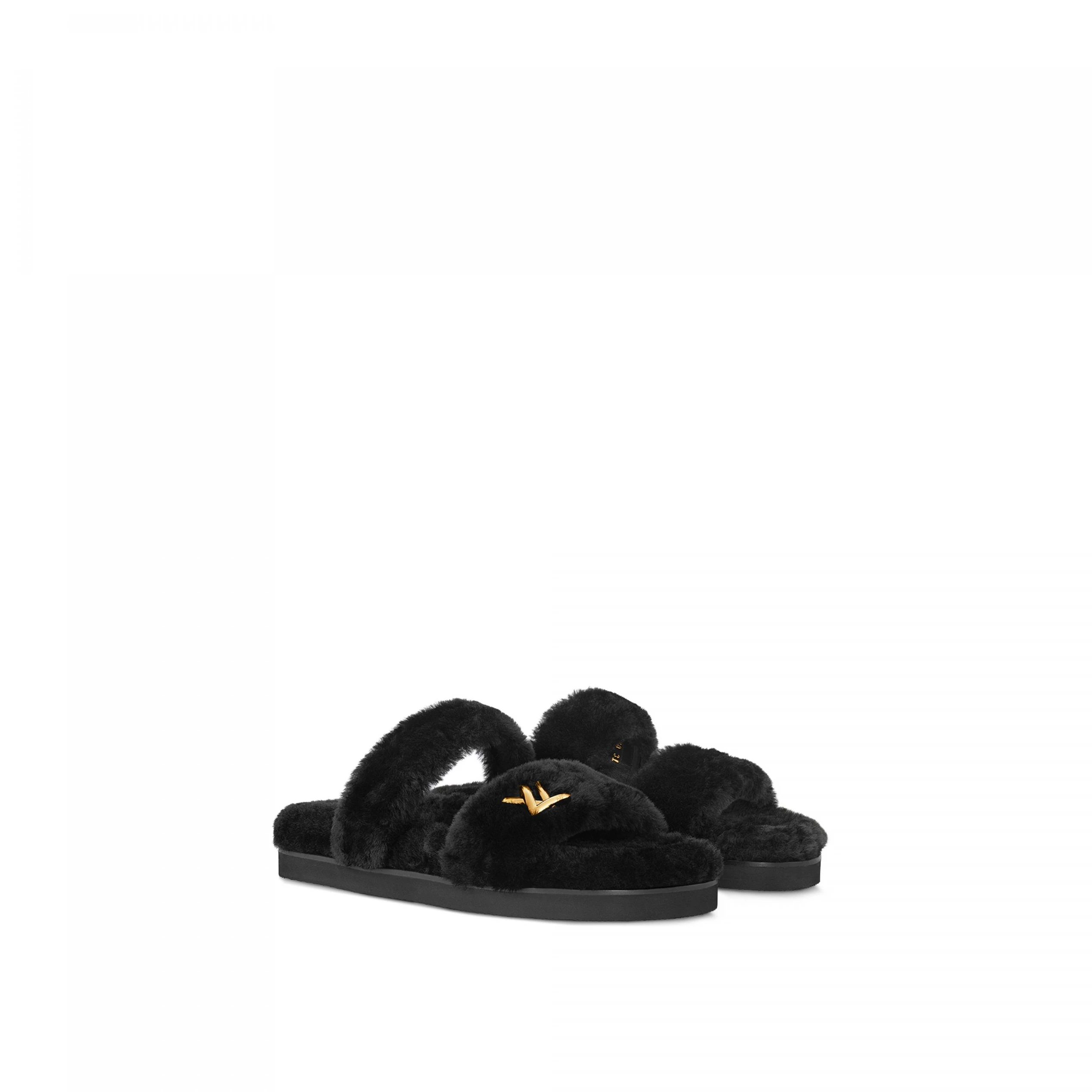 Louis vuitton locations Louis Vuitton Flight Mode LV Sunset Comfort Flat Mule Black 1AC716