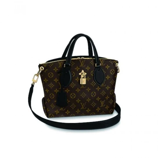 Mythick ru Louis Vuitton Flower Zipped Tote BB Black M44351 Pink M44359